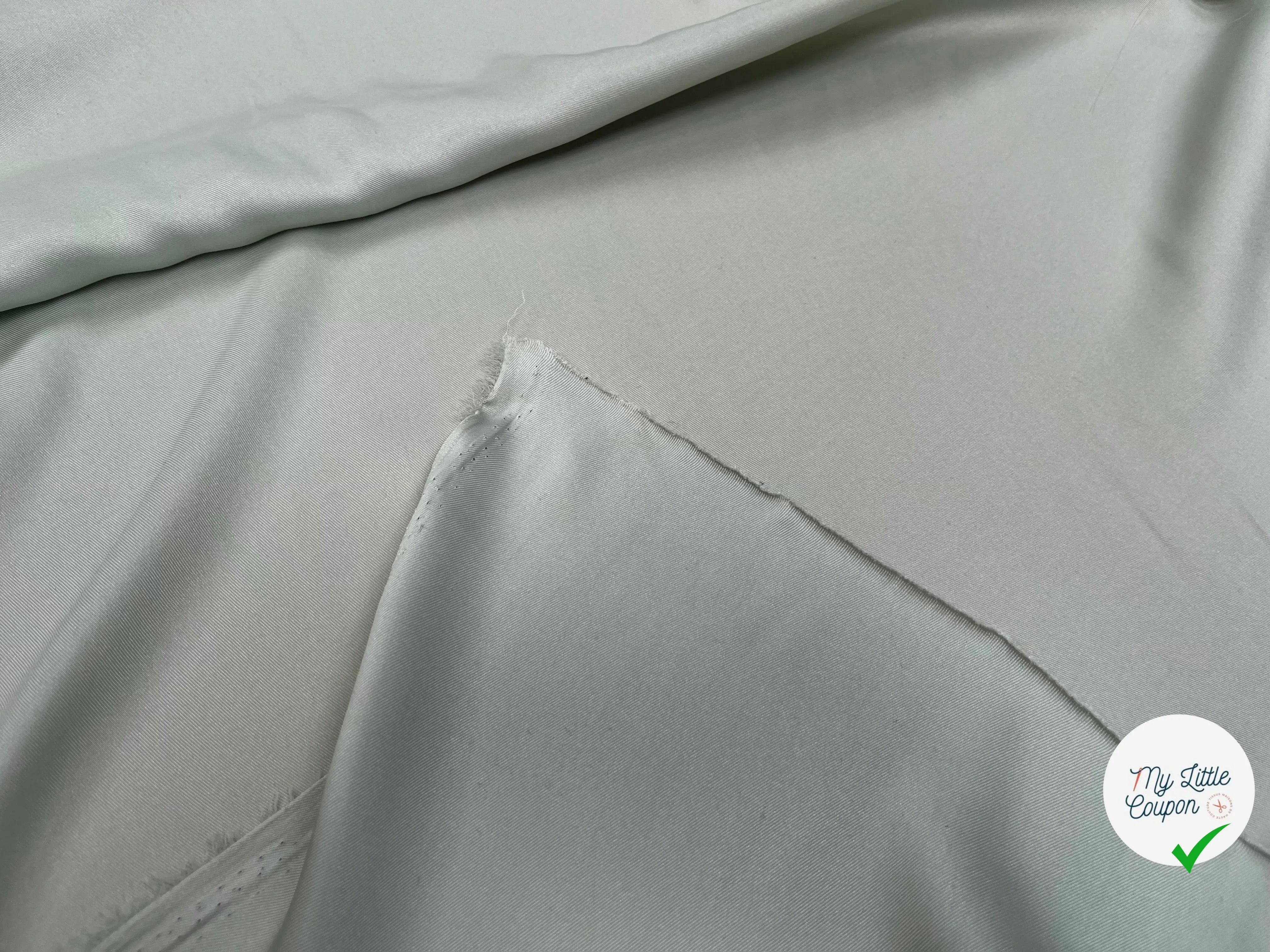 DOUBLURE SERGÉE BLEU GRIS - My Little Coupon