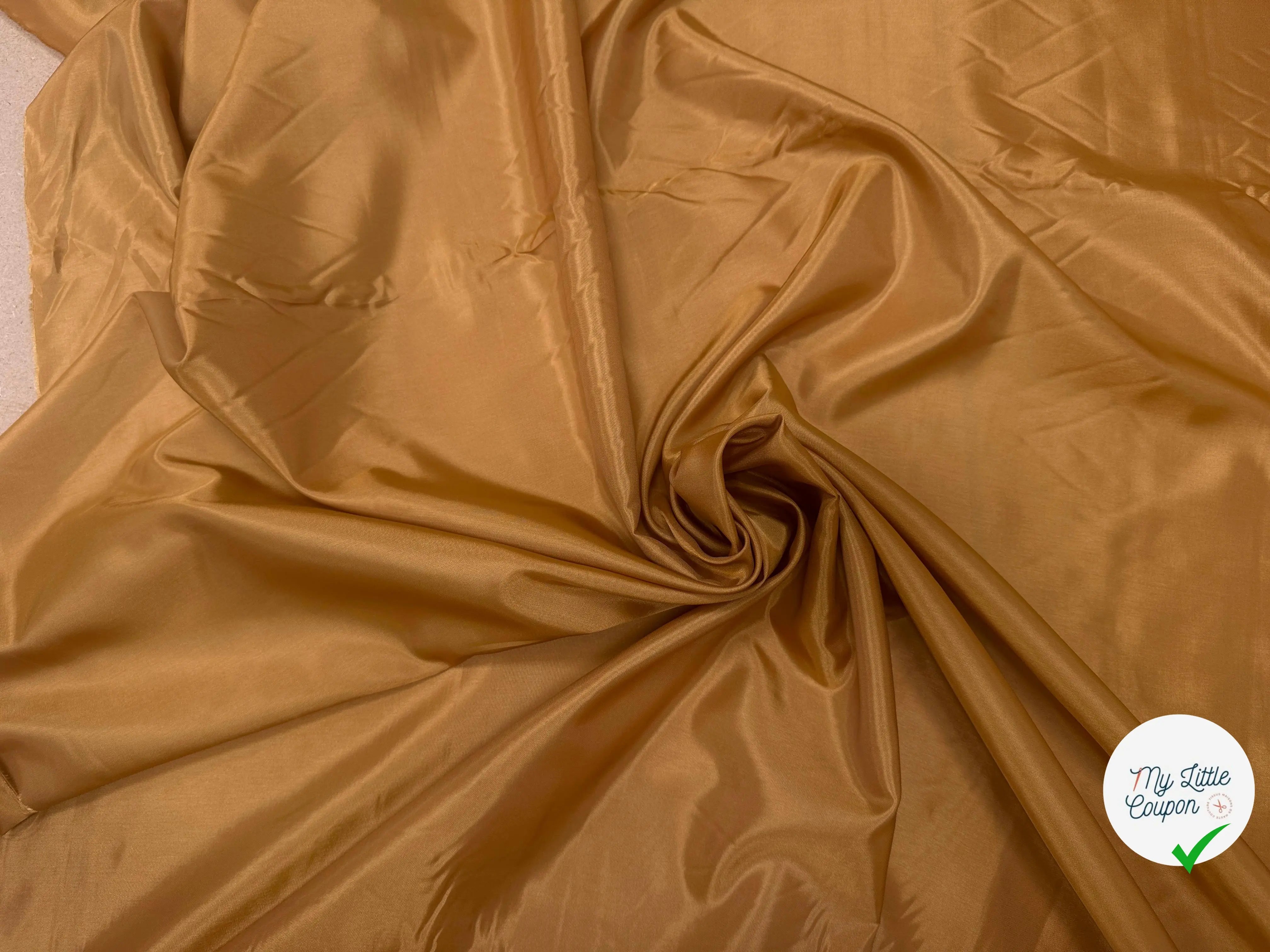 DOUBLURE TAFFETAS ACETATE PAIN D'EPICES - My Little Coupon