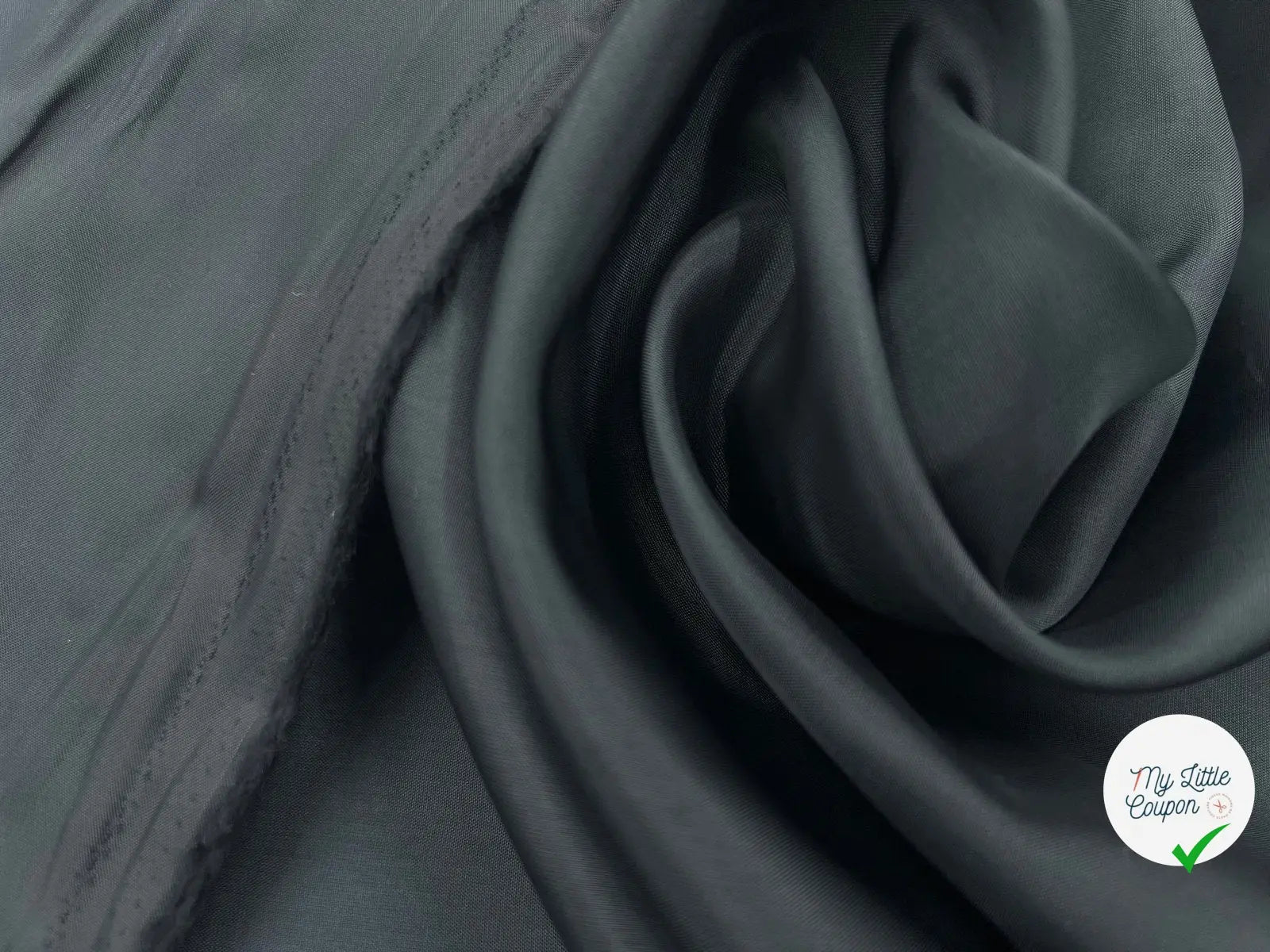 DOUBLURE TAFFETAS BLEU PÉTROLE MSO