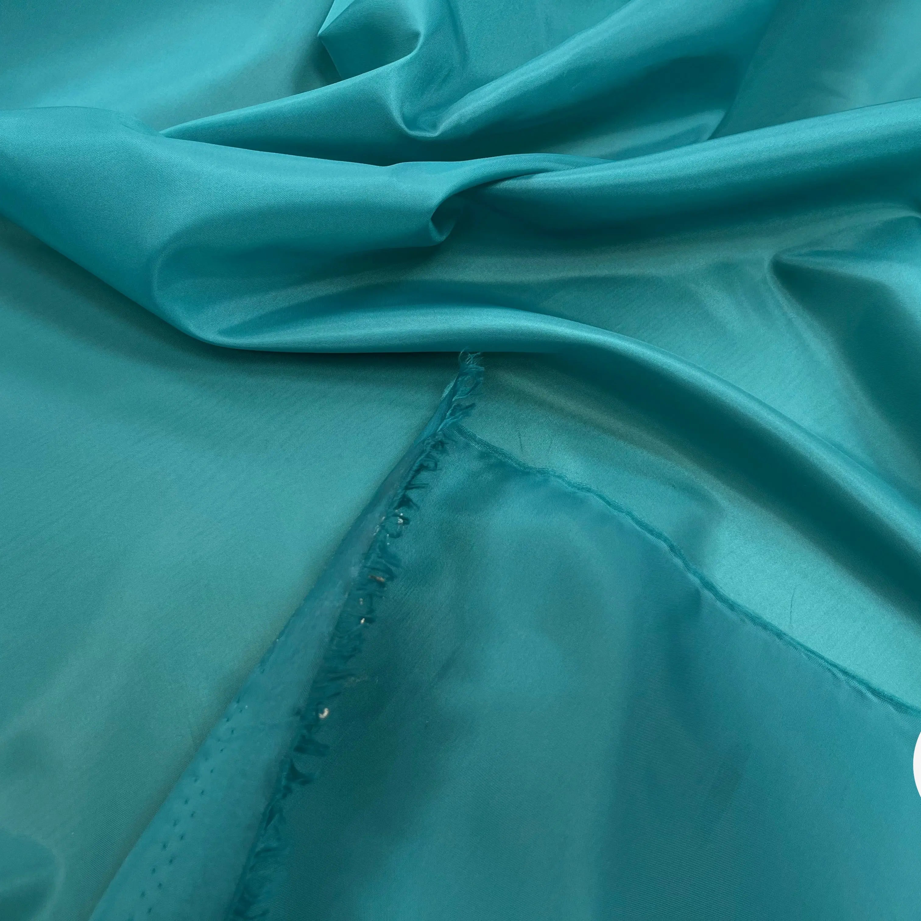 DOUBLURE TAFFETAS BLEU VERT - My Little Coupon