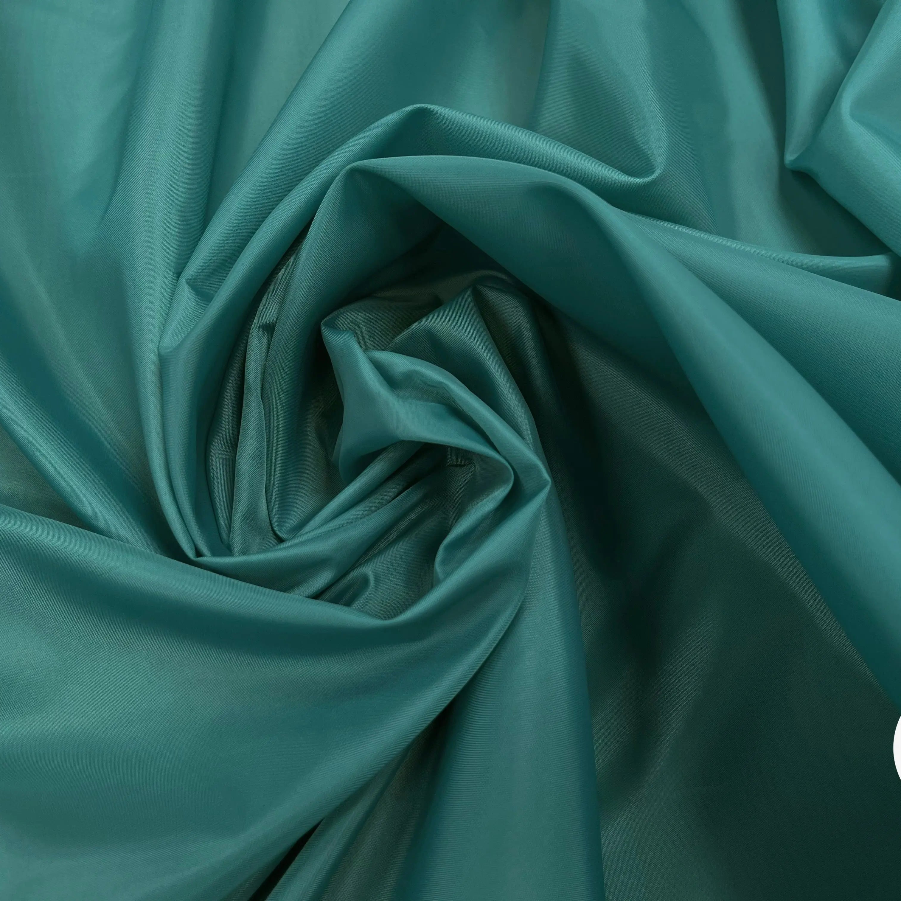 DOUBLURE TAFFETAS BLEU VERT - My Little Coupon