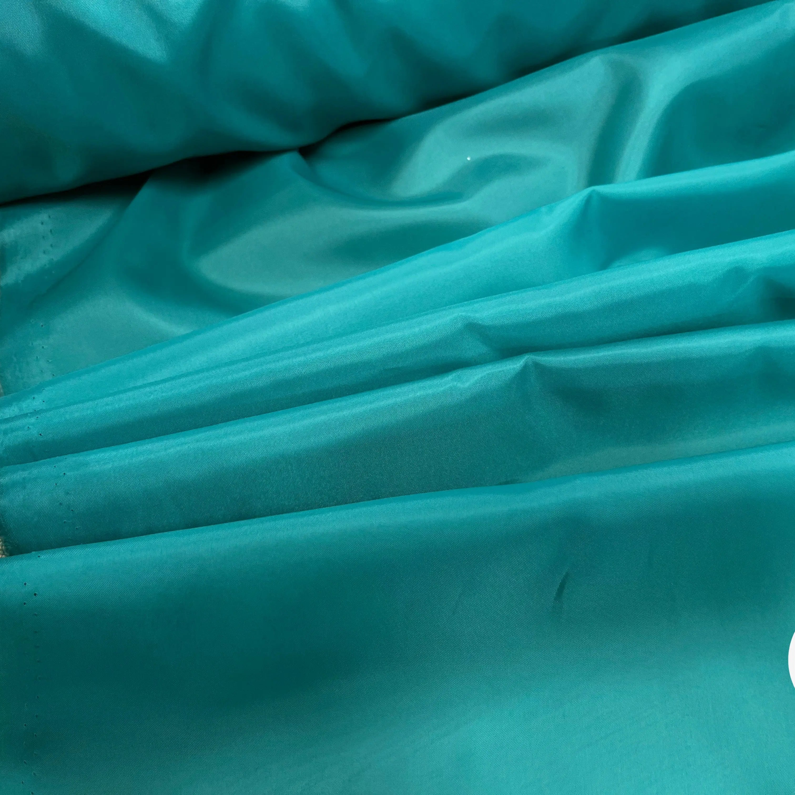 DOUBLURE TAFFETAS BLEU VERT - My Little Coupon