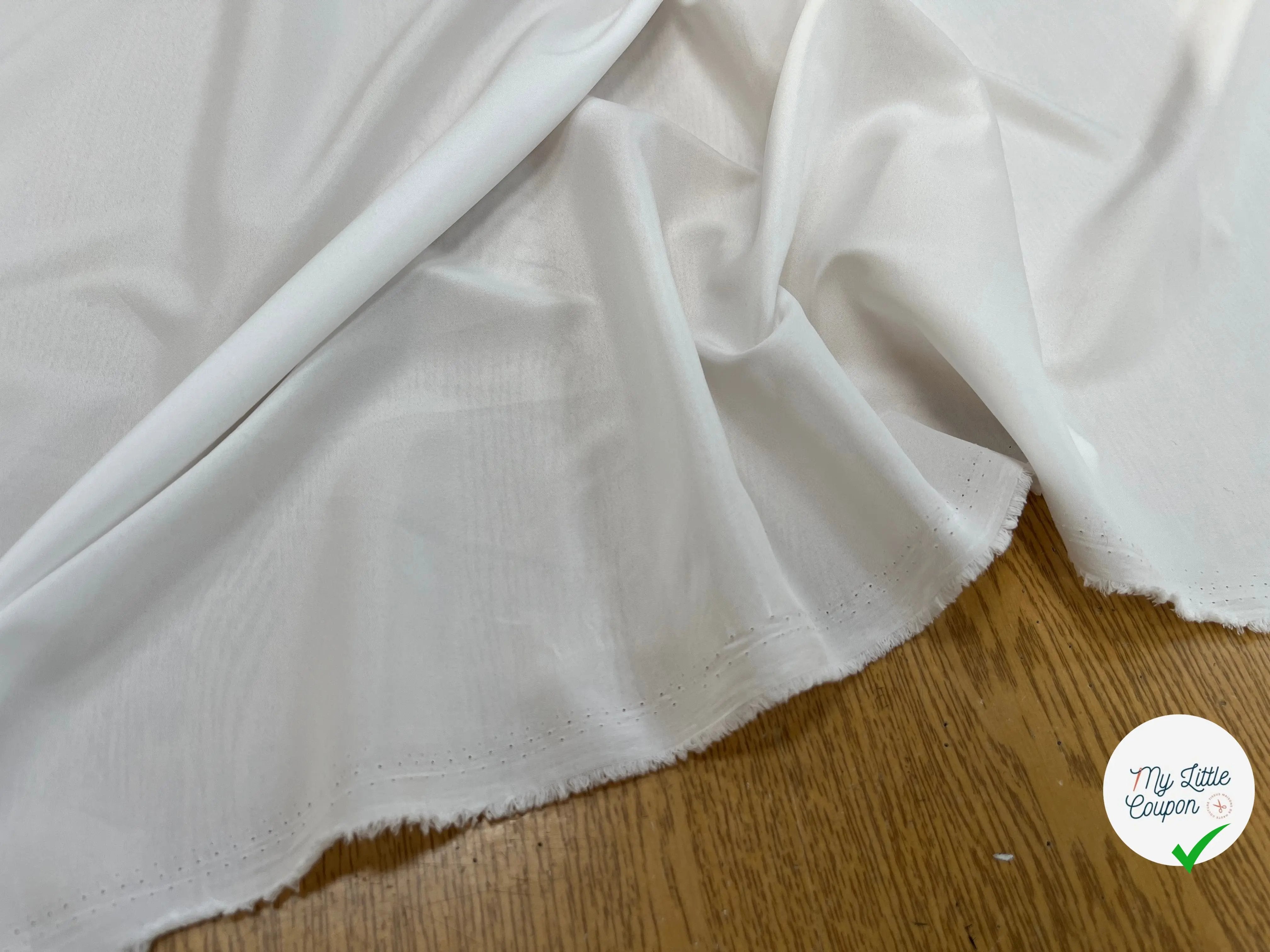 DOUBLURE TOUCHÉ DOUX BLANC CASSÉ - My Little Coupon