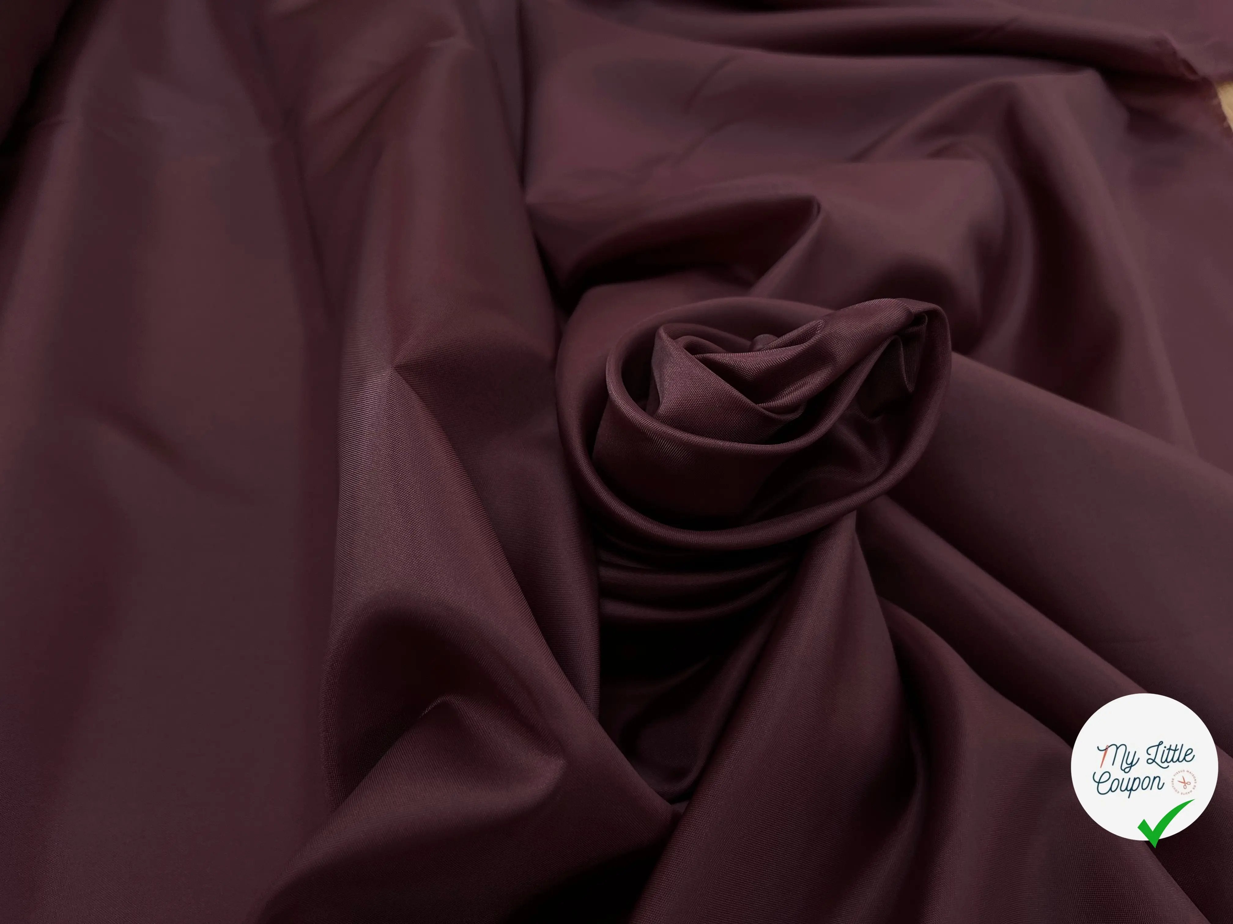 DOUBLURE TOUCHÉ DOUX BORDEAUX - My Little Coupon