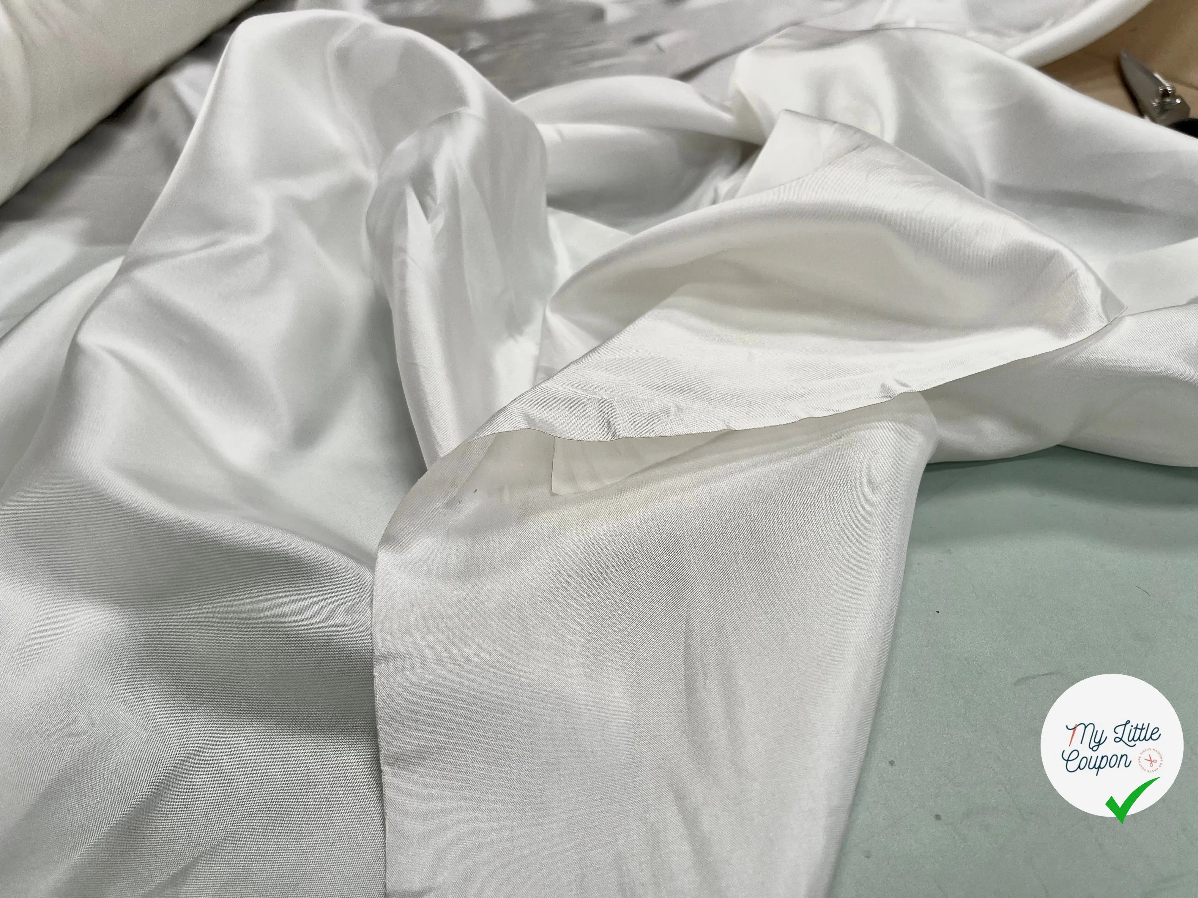 DOUBLURE UNI BLANC CASSÉ - My Little Coupon