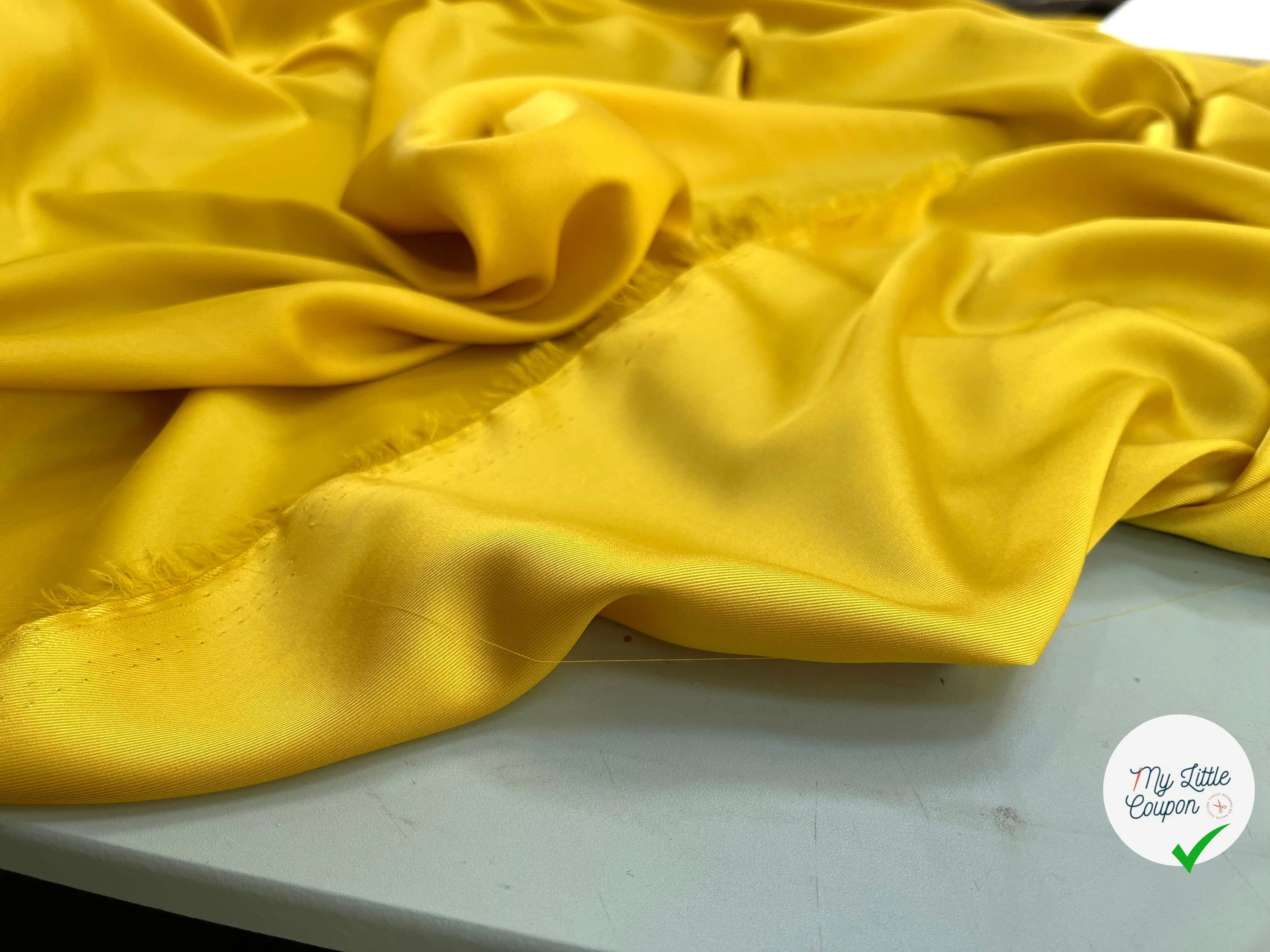 DOUBLURE UNI JAUNE BOUTON D'OR - My Little Coupon