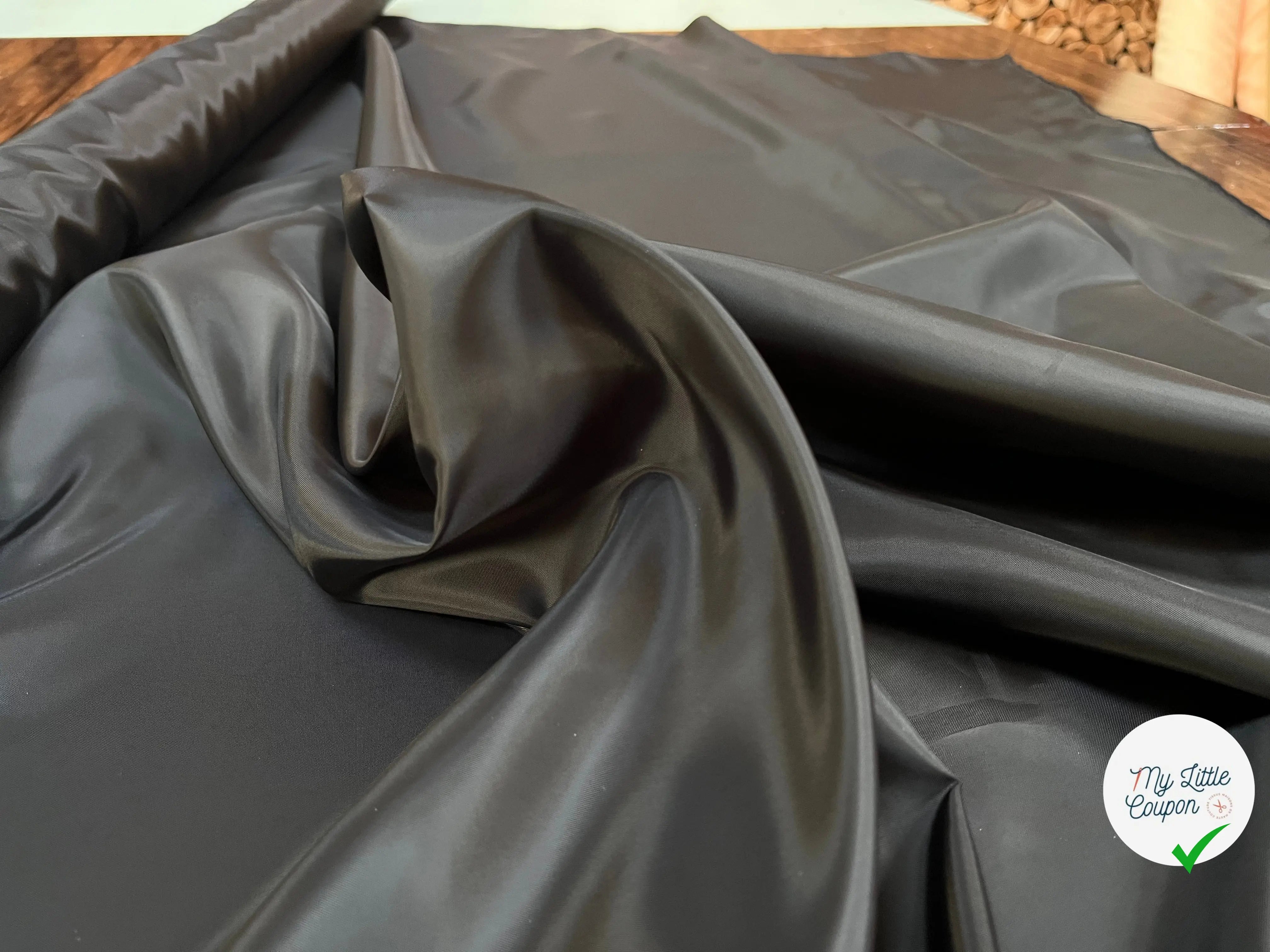 DOUBLURE UNI NOIR VISCOSE - My Little Coupon