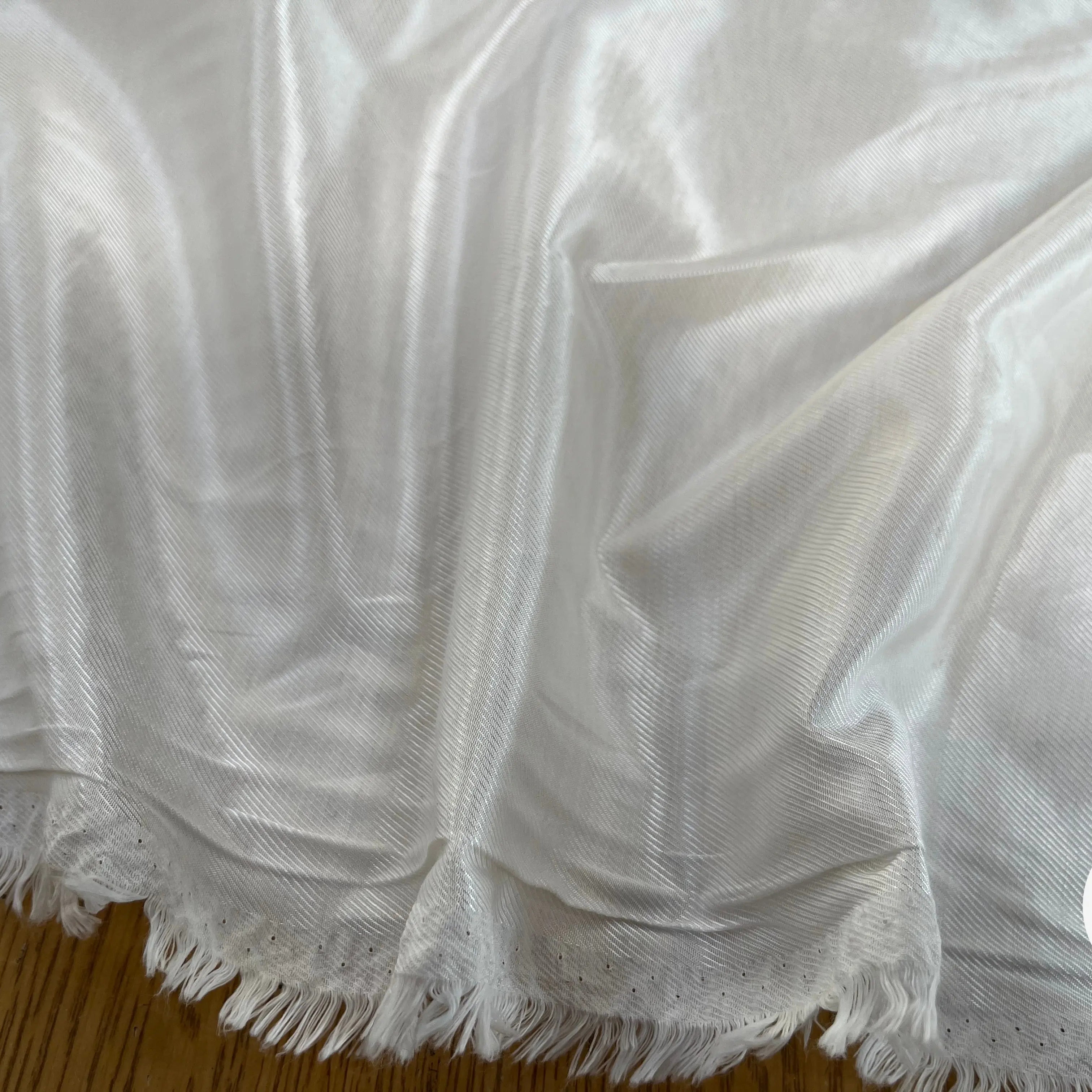 DOUBLURE UNI VISCOSE COTON BLANC SERGÉ* - My Little Coupon