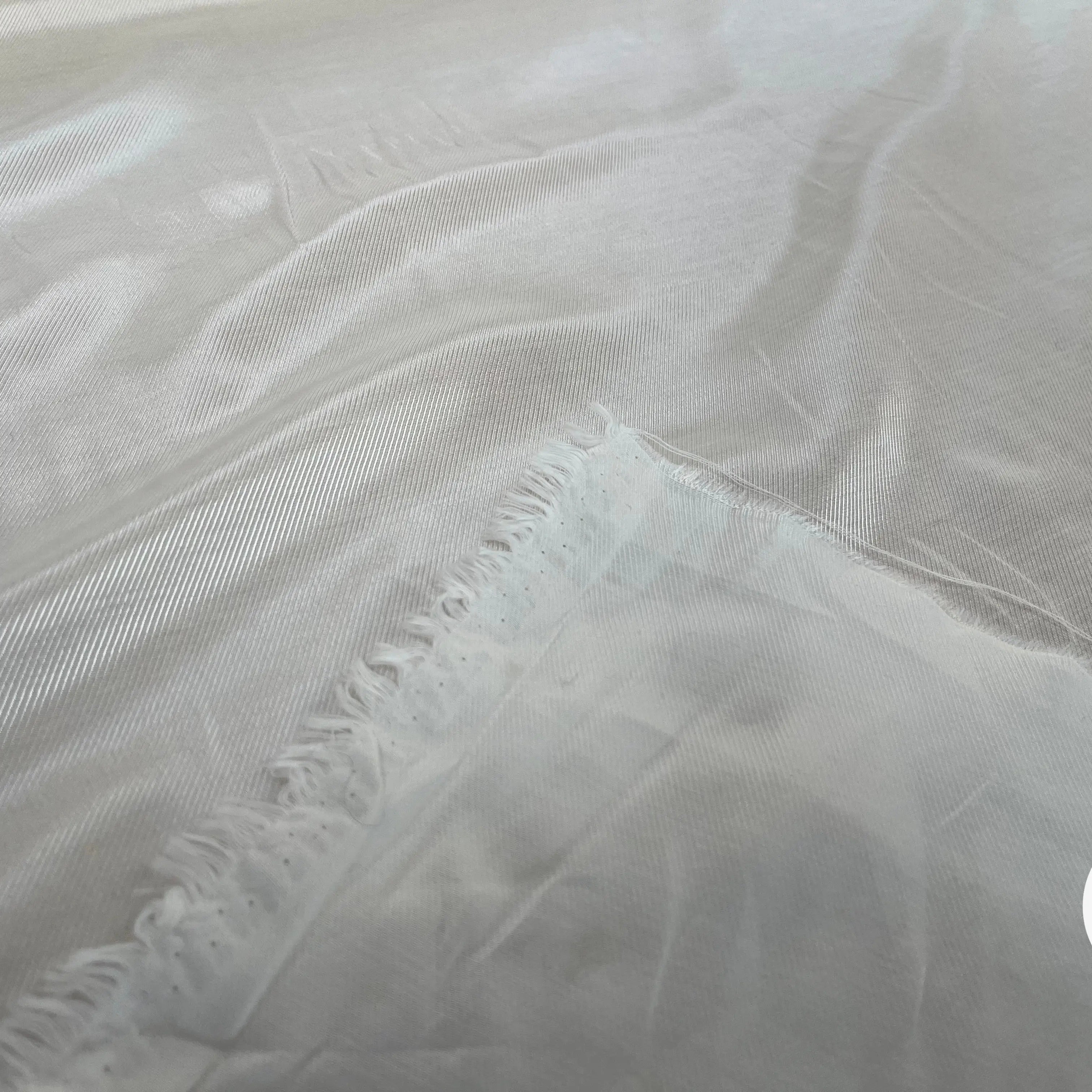 DOUBLURE UNI VISCOSE COTON BLANC SERGÉ* - My Little Coupon