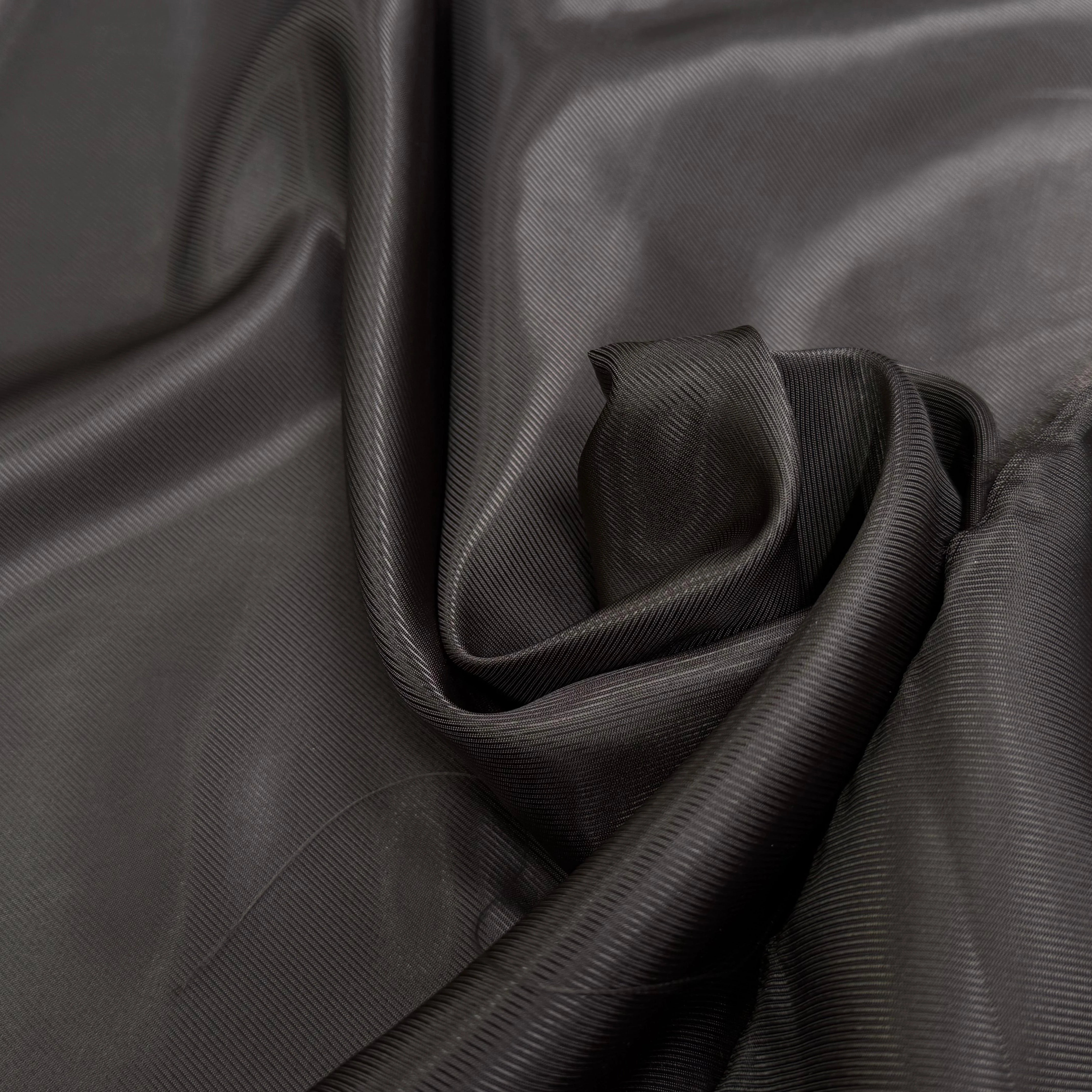 DOUBLURE VISCOSE ACETATE DRILL MARRON FONCÉ 51% VISCOSE - My Little Coupon