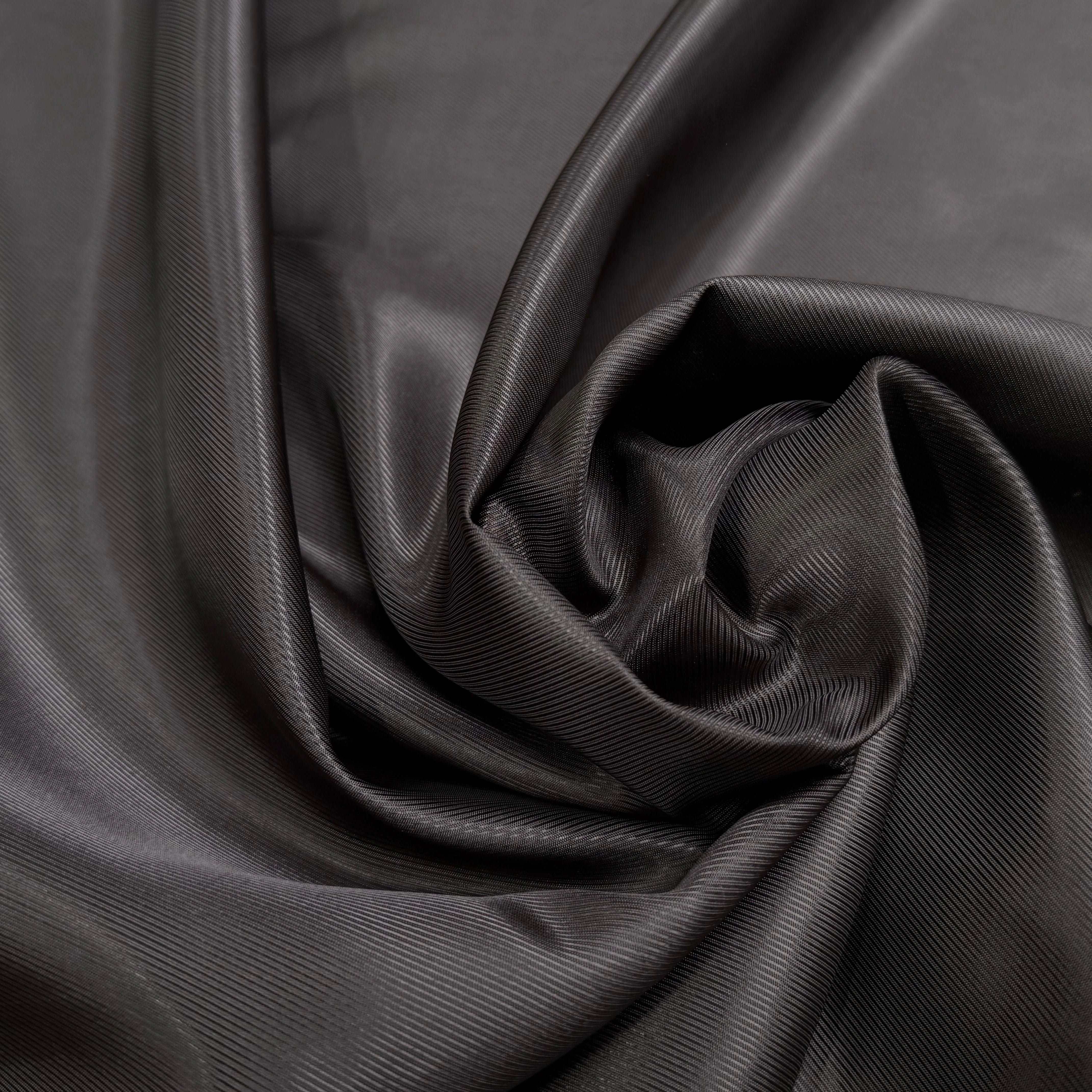 DOUBLURE VISCOSE ACETATE DRILL MARRON FONCÉ 51% VISCOSE - My Little Coupon