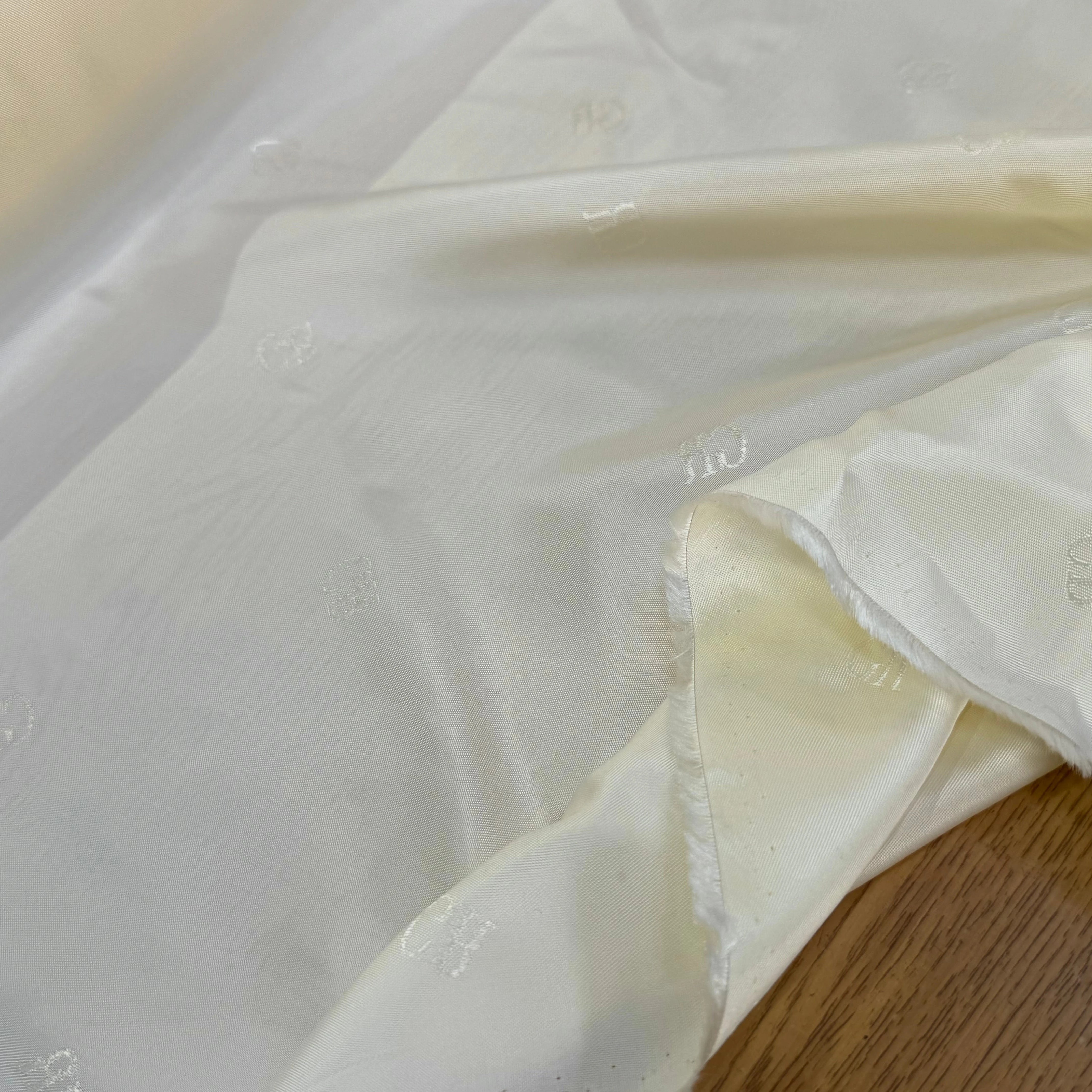 DOUBLURE VISCOSE ACETATE FROIDE #TAG GR JAUNE VANILLE - My Little Coupon