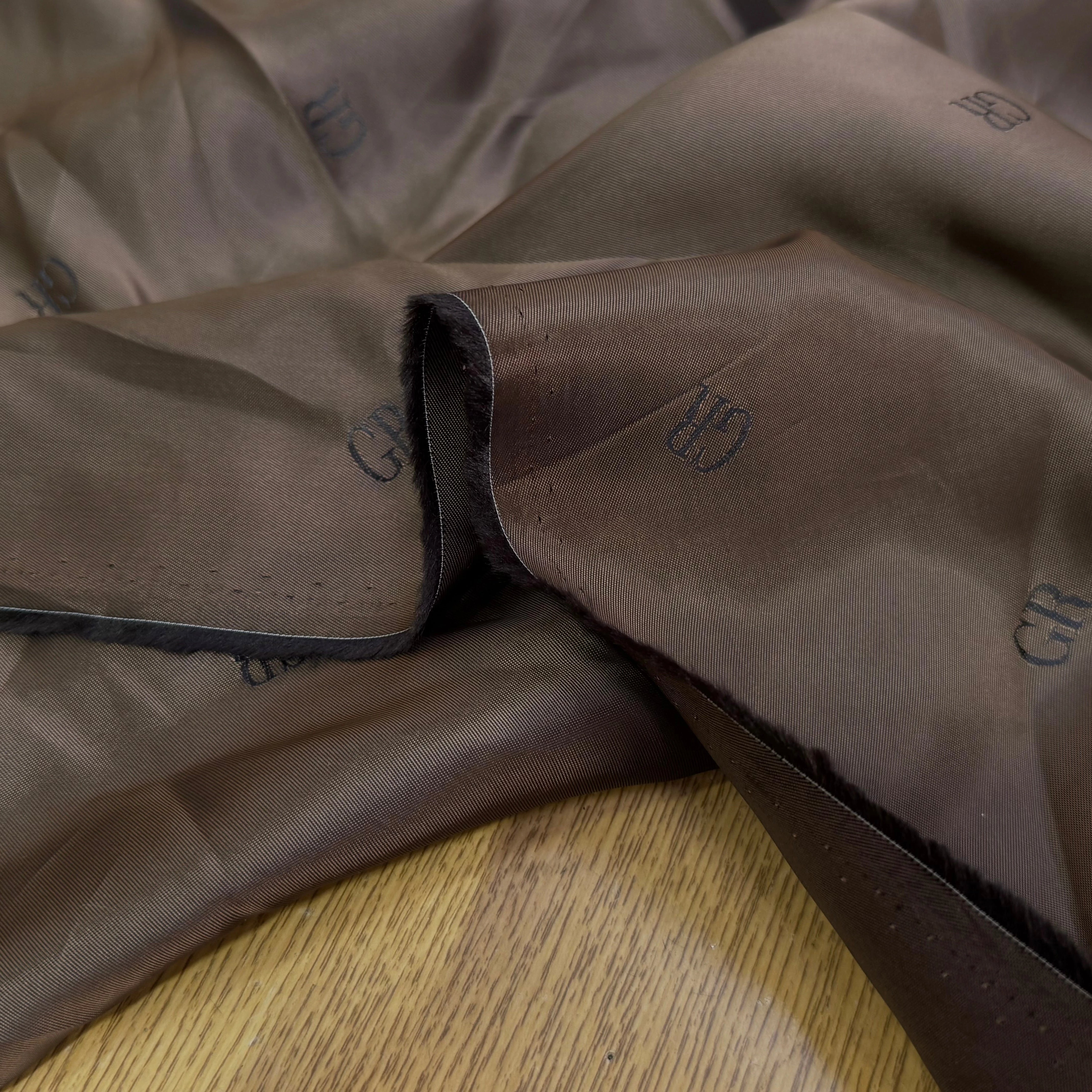 DOUBLURE VISCOSE ACETATE FROIDE #TAG GR MARRON CHANGEANT - My Little Coupon