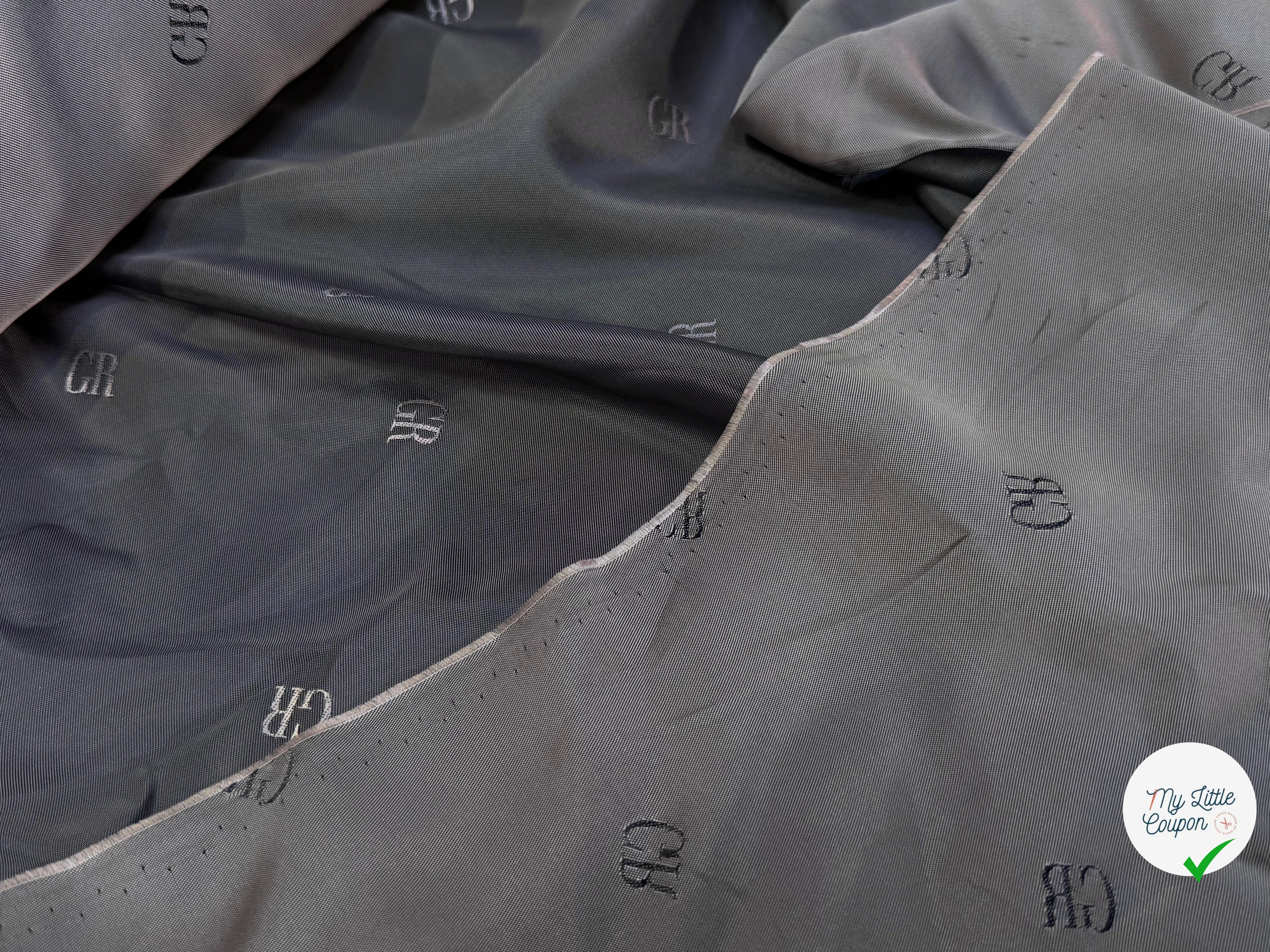 DOUBLURE VISCOSE ACETATE FROIDE #TAG GR MARRON LATÉ - My Little Coupon
