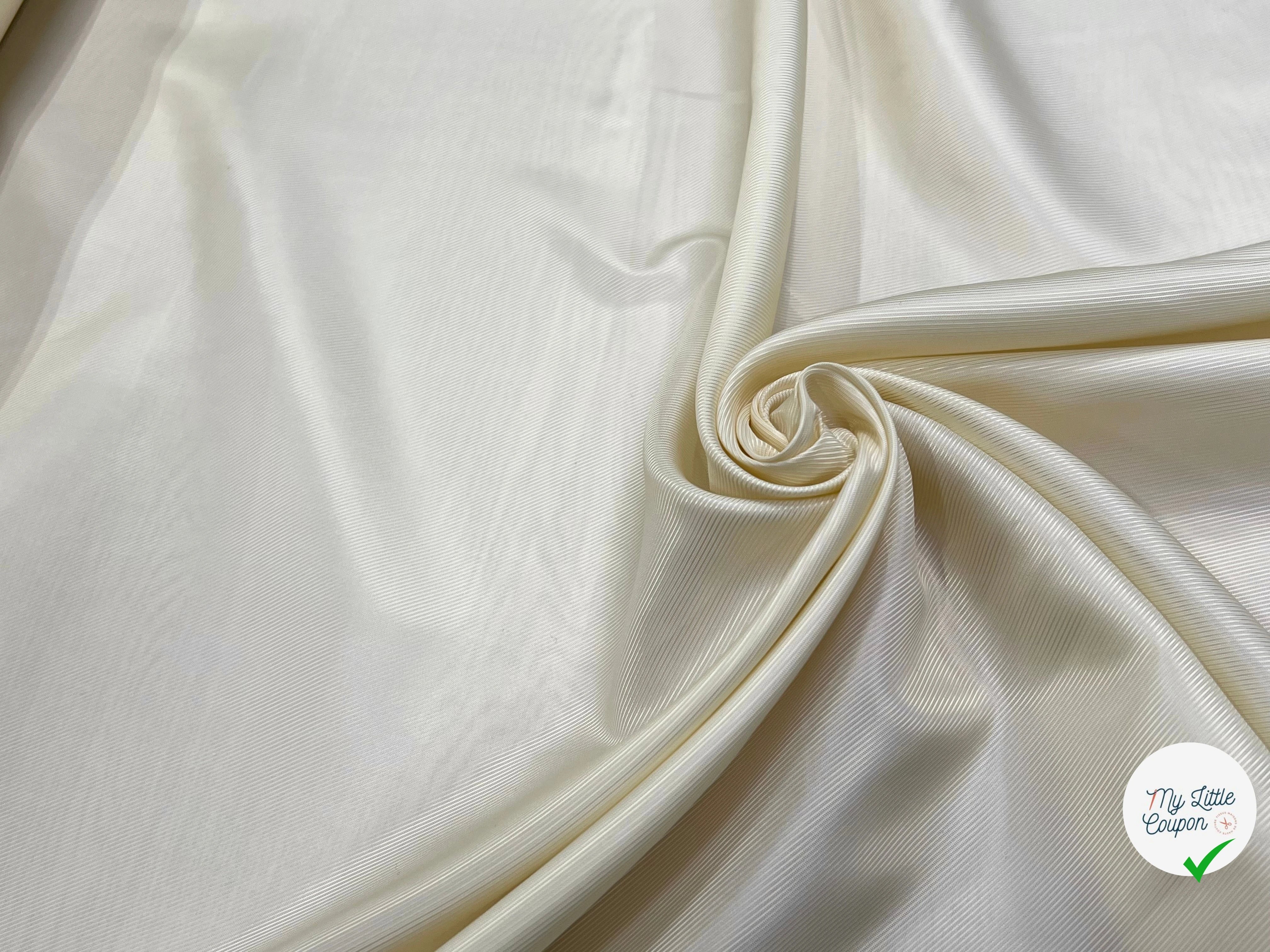 DOUBLURE VISCOSE DRILL BEIGE CLAIR 100% VI - My Little Coupon