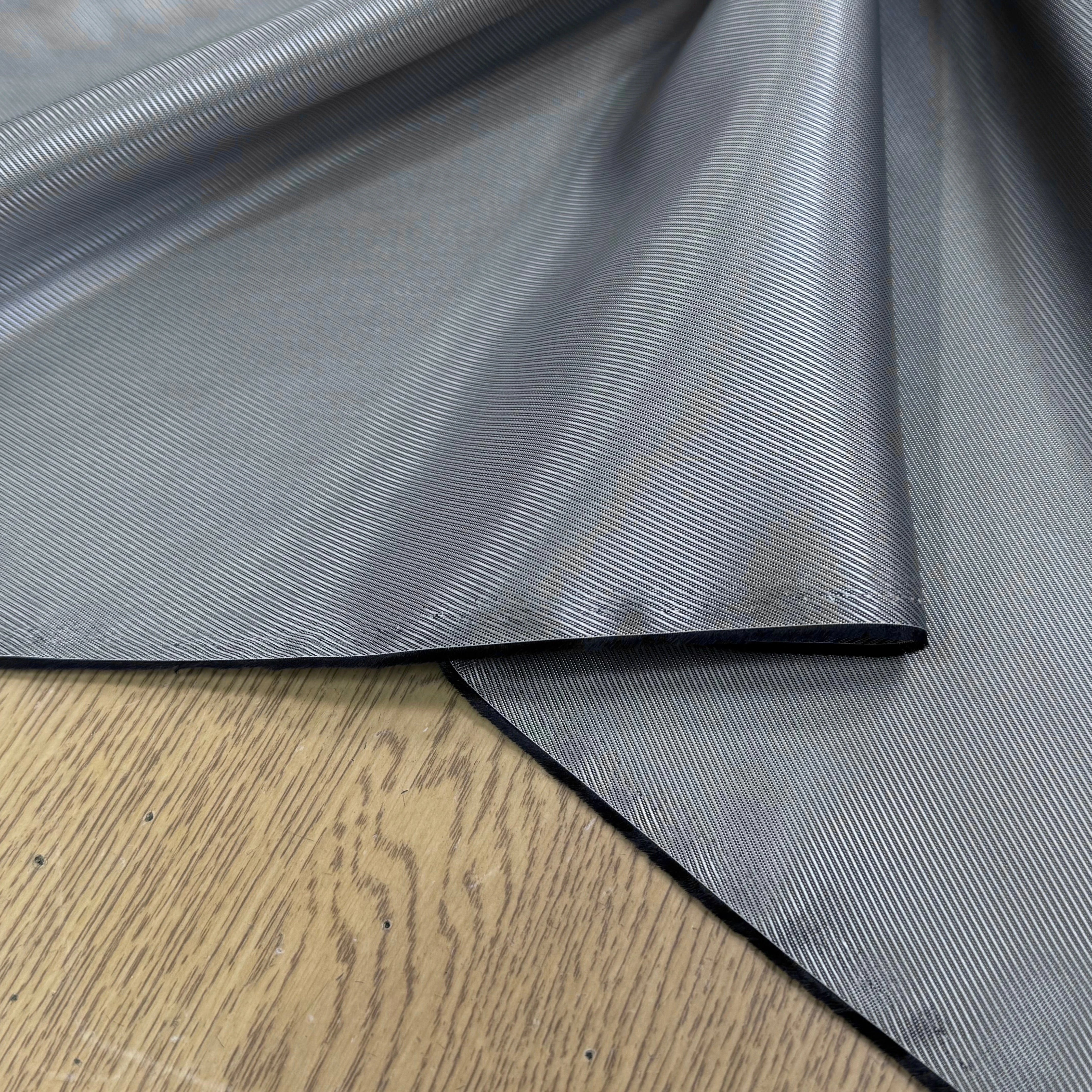 DOUBLURE VISCOSE DRILL GRIS ARGENTÉ - My Little Coupon