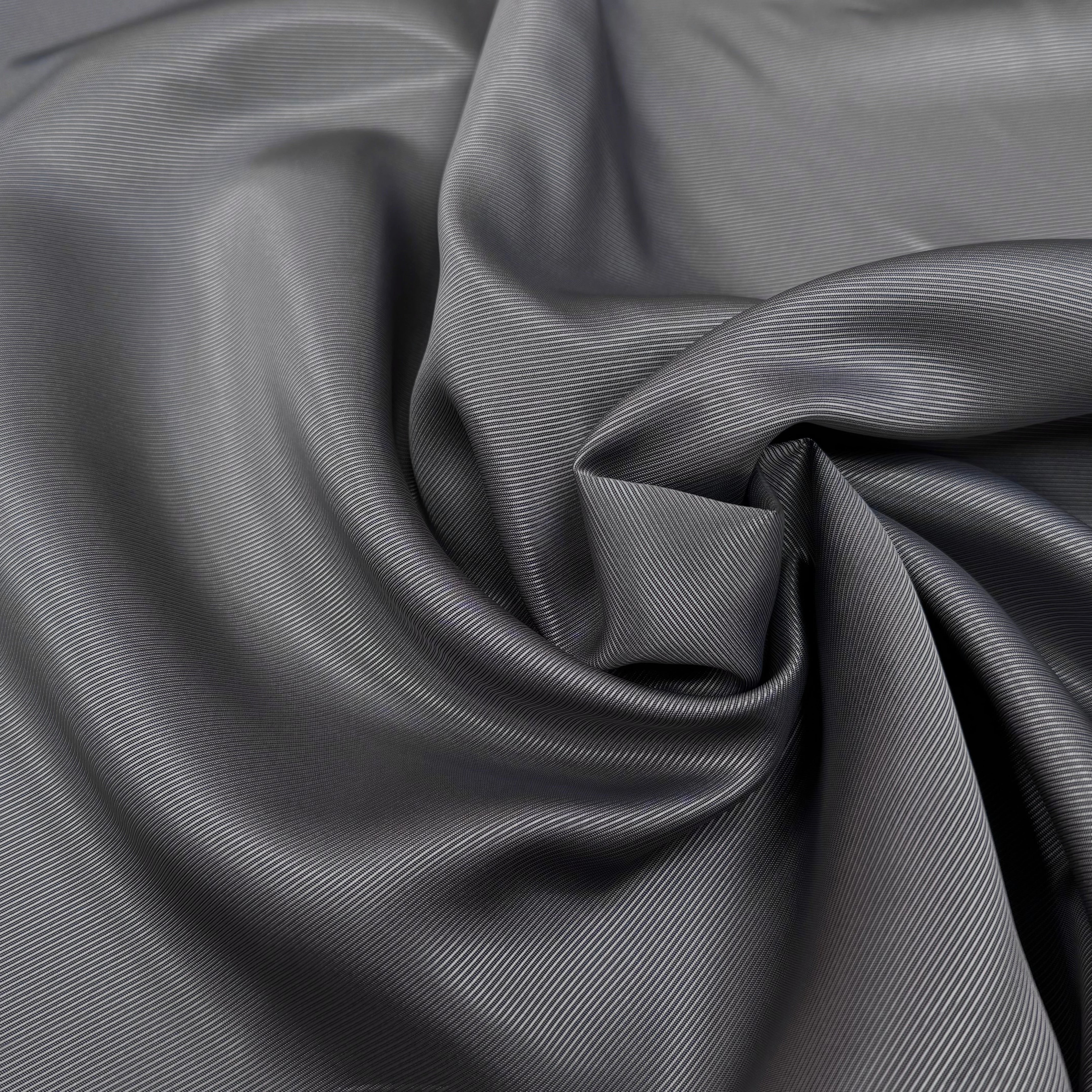 DOUBLURE VISCOSE DRILL GRIS AUBERGINE - My Little Coupon