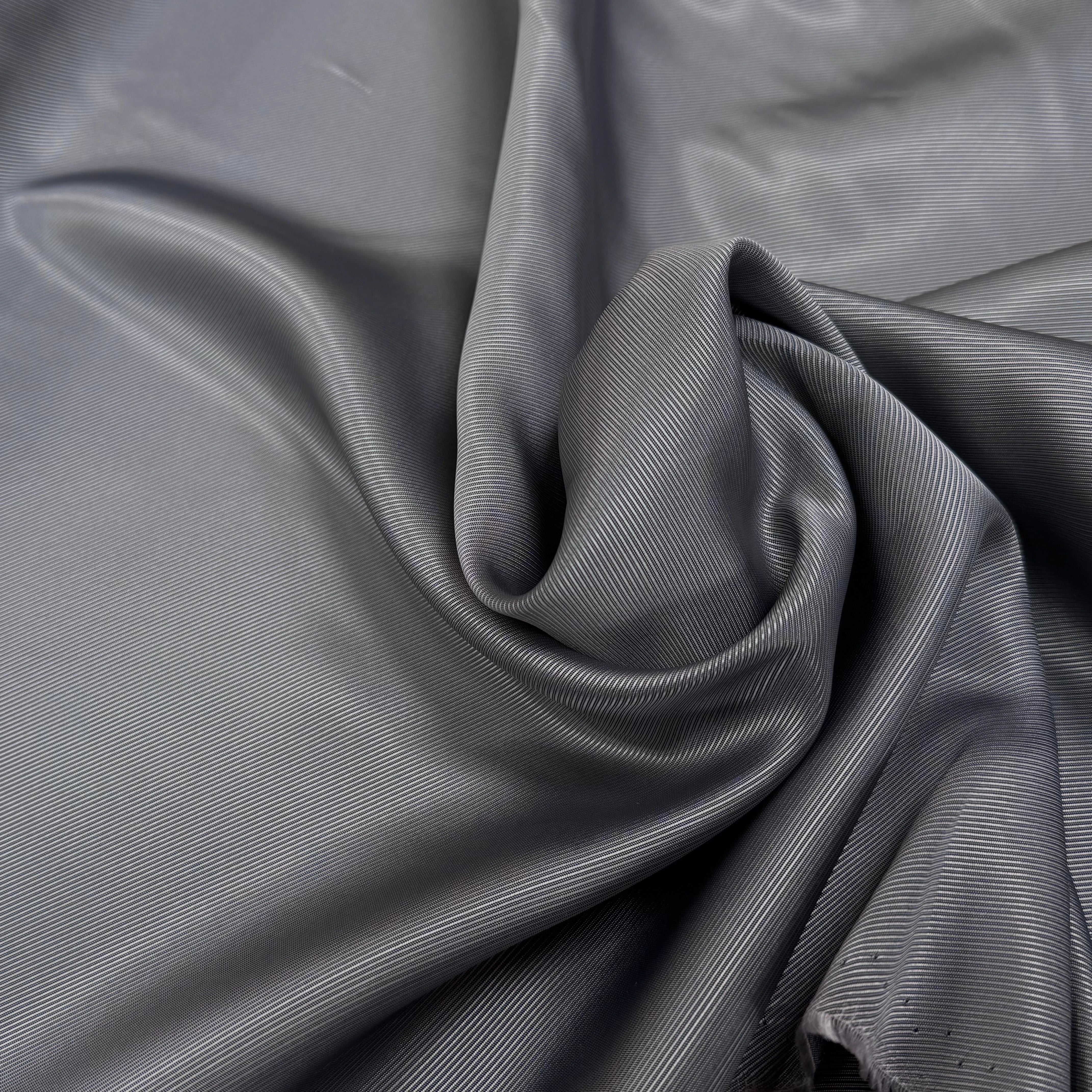 DOUBLURE VISCOSE DRILL GRIS AUBERGINE - My Little Coupon