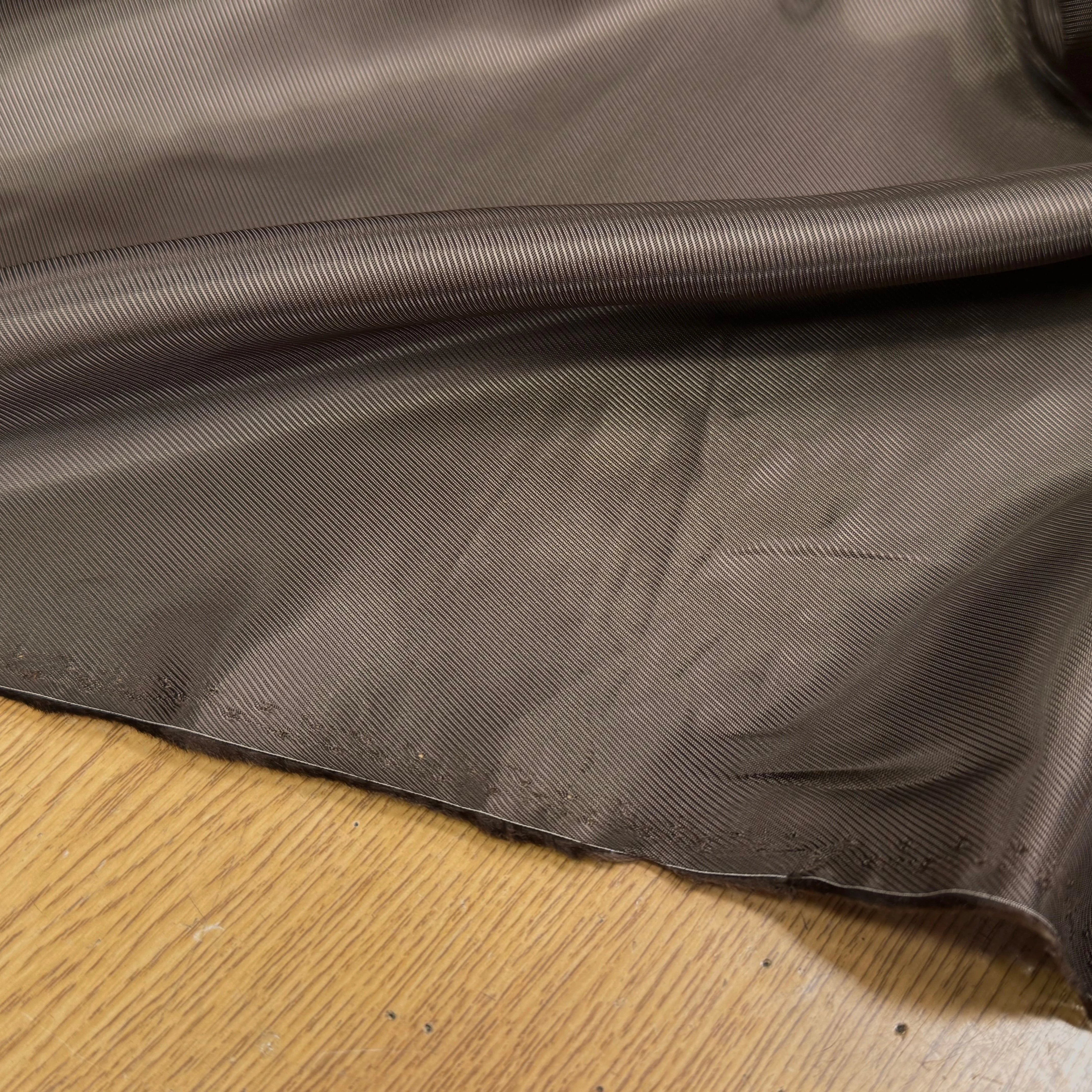 DOUBLURE VISCOSE DRILL MARRON NOISETTE - My Little Coupon