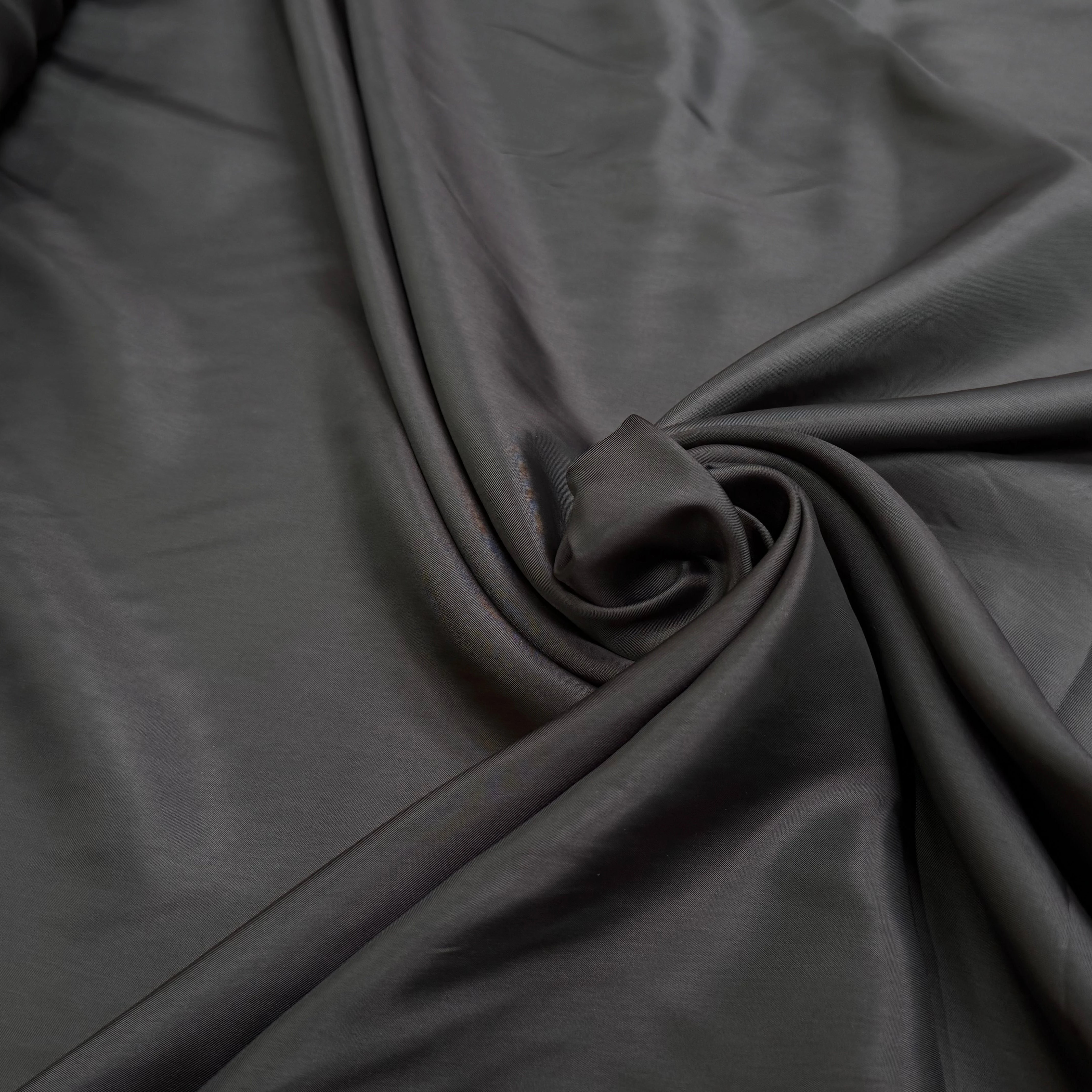 DOUBLURE VISCOSE FINE LISSE GRIS FONCÉ 80% VISCOSE - My Little Coupon