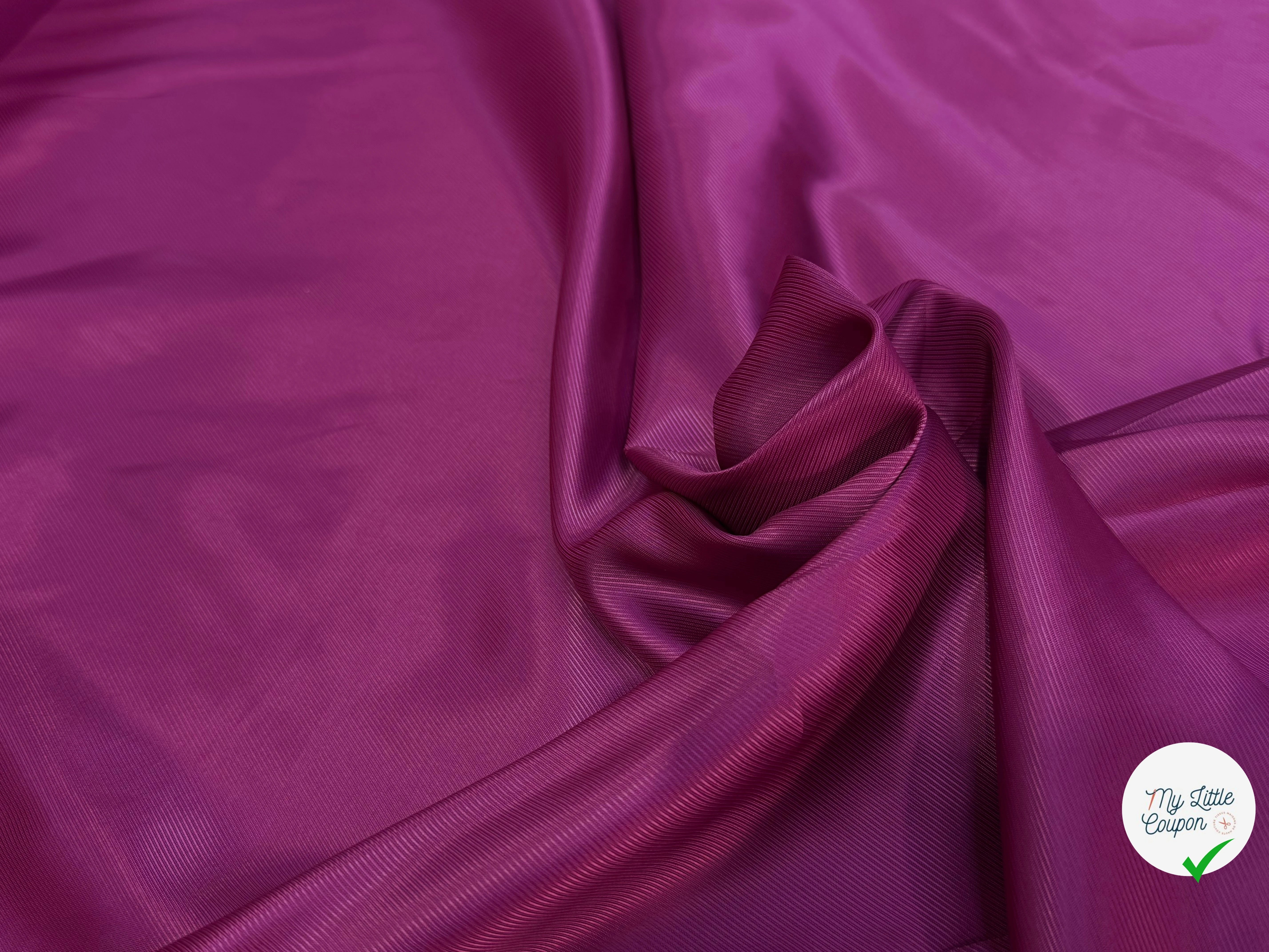 DOUBLURE VISCOSE FROIDE DRILL ROSE BARBIE - My Little Coupon