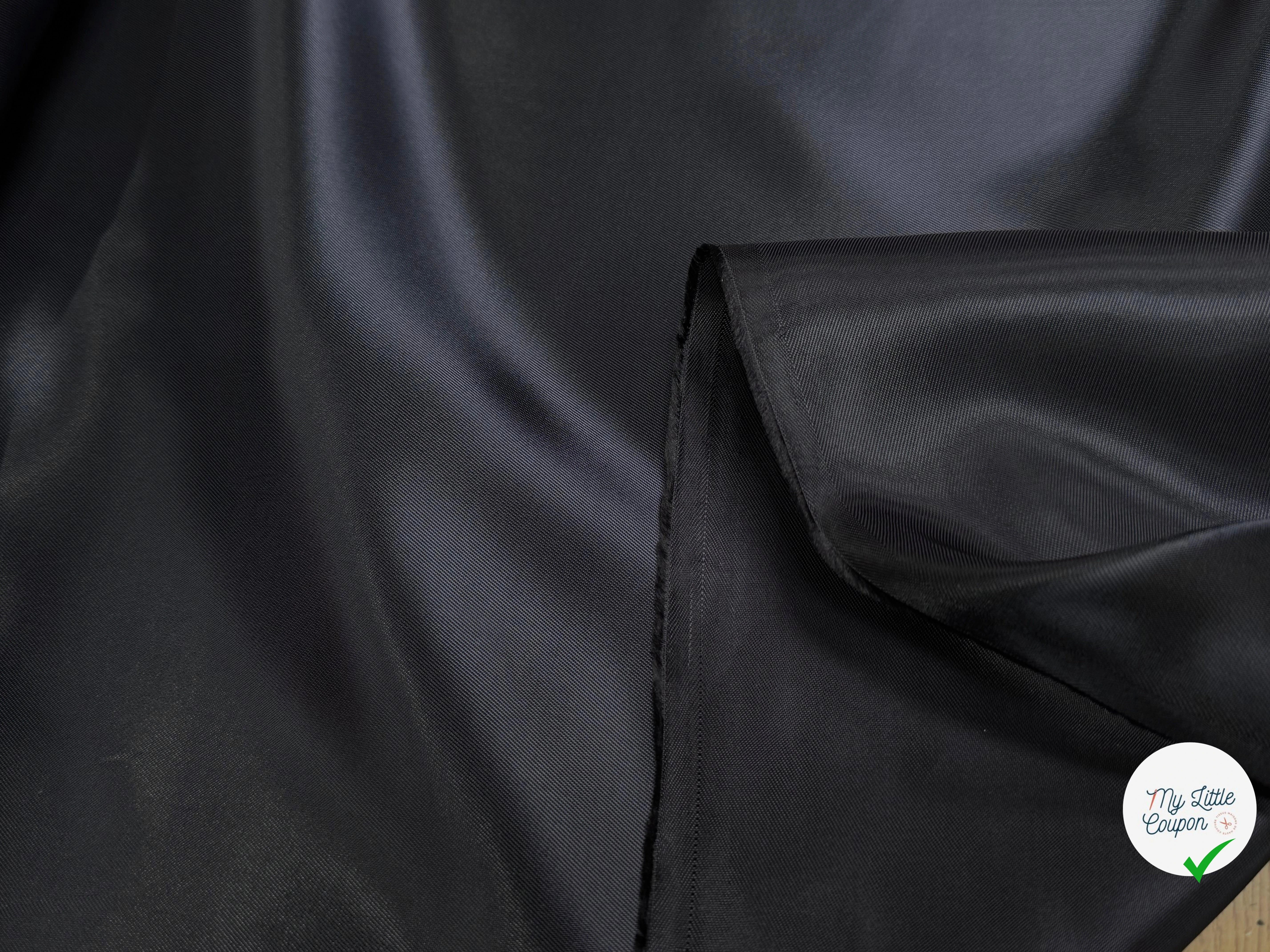 DOUBLURE VISCOSE FROIDE NUIT NAVY - My Little Coupon