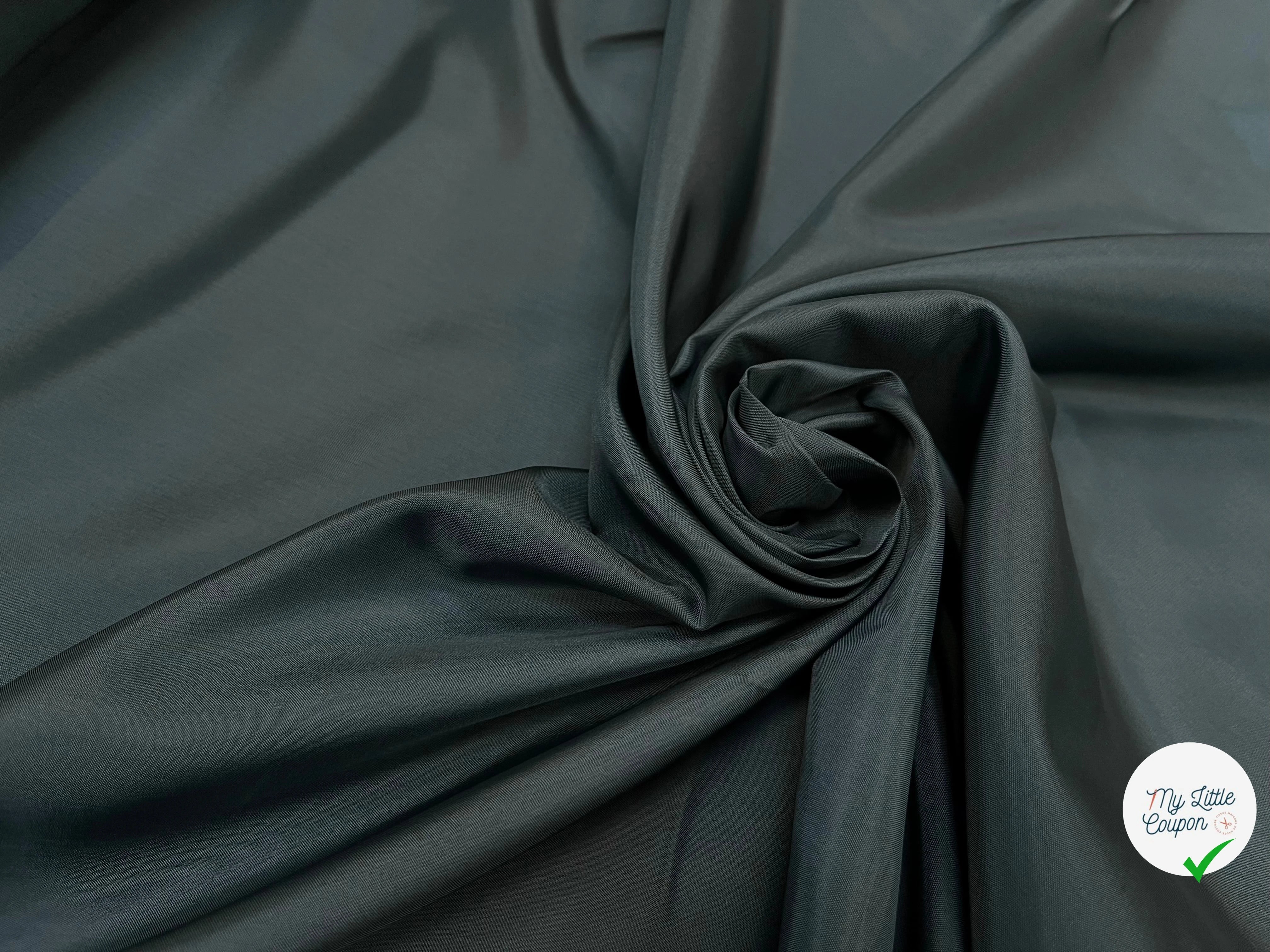 DOUBLURE VISCOSE VERT SAPIN 140CM - My Little Coupon