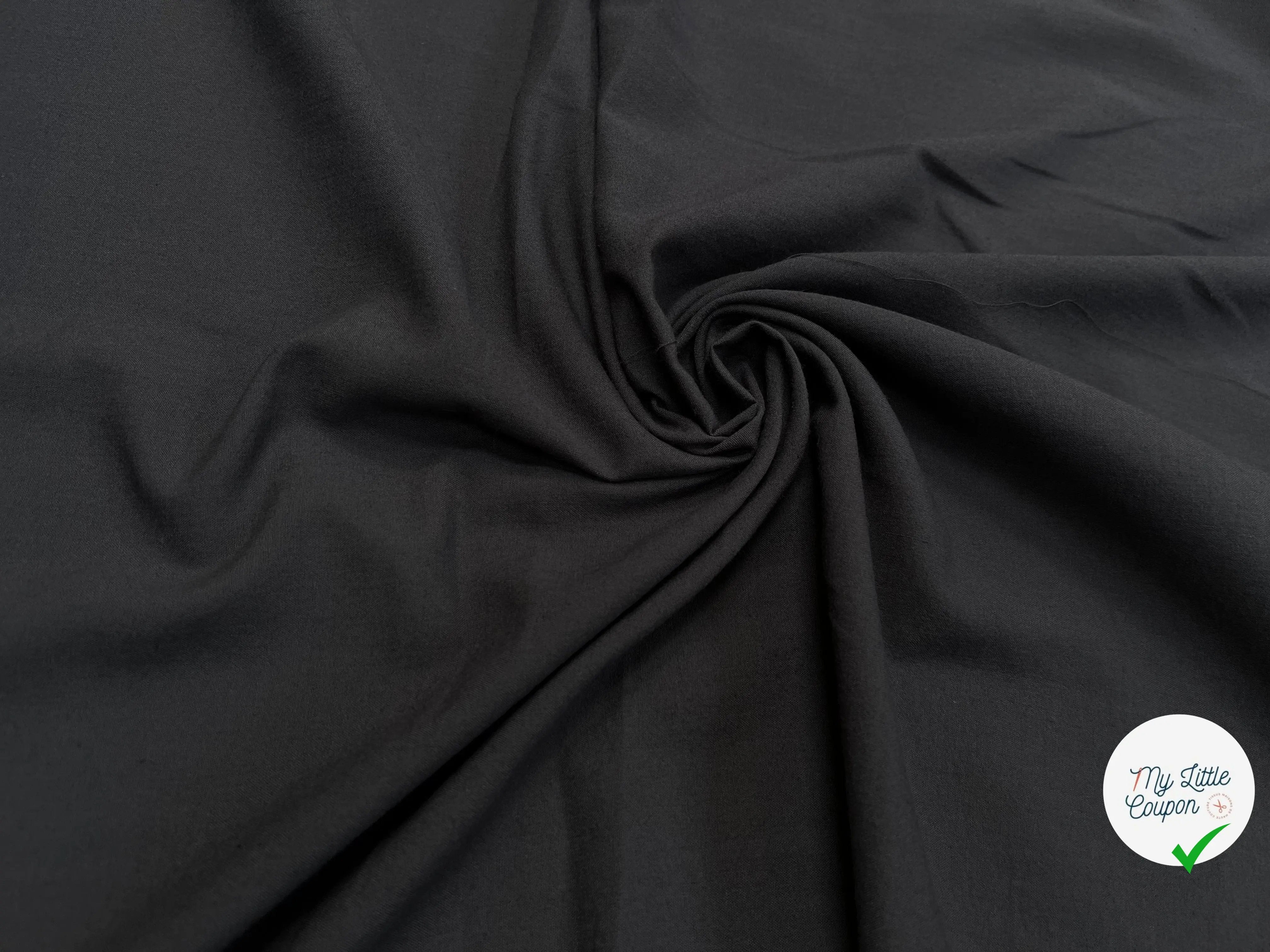 DOUBURE VOILE COTON GRIS SOURIS - My Little Coupon