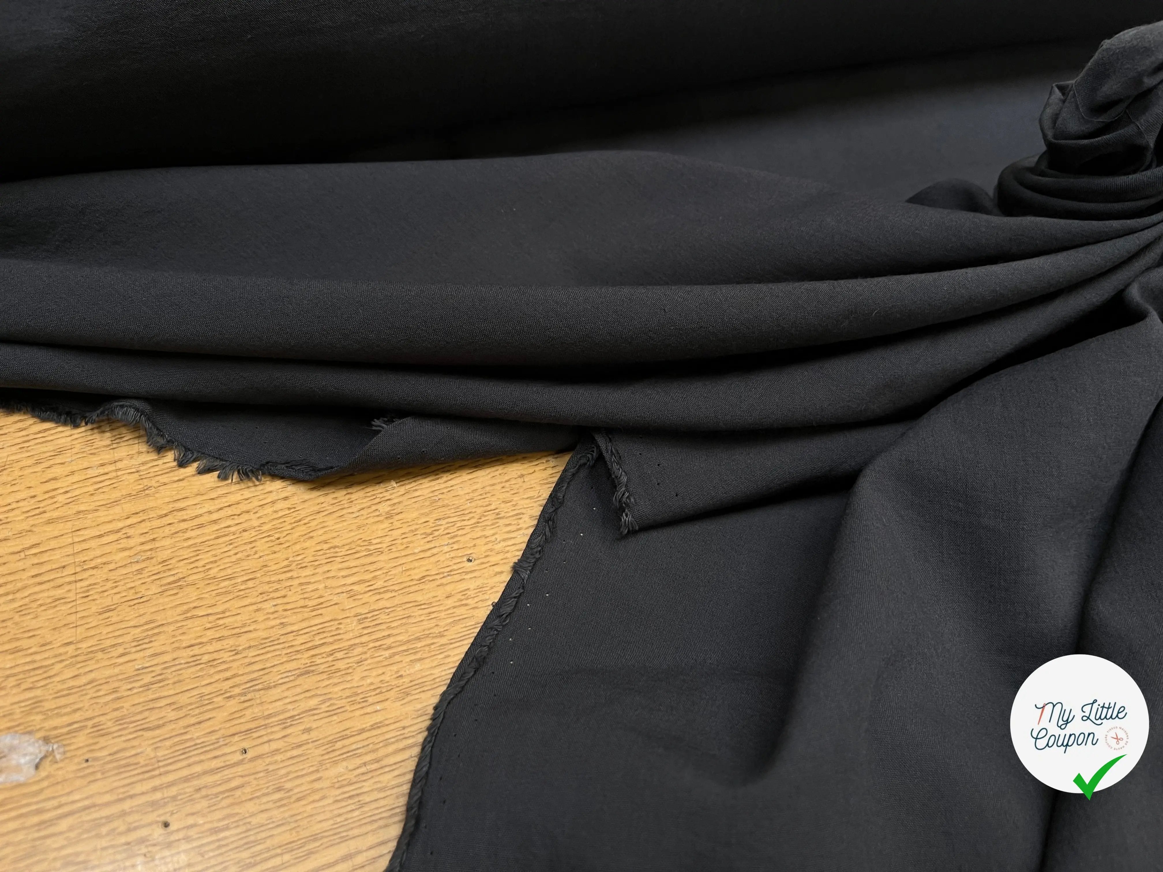 DOUBURE VOILE COTON GRIS SOURIS - My Little Coupon