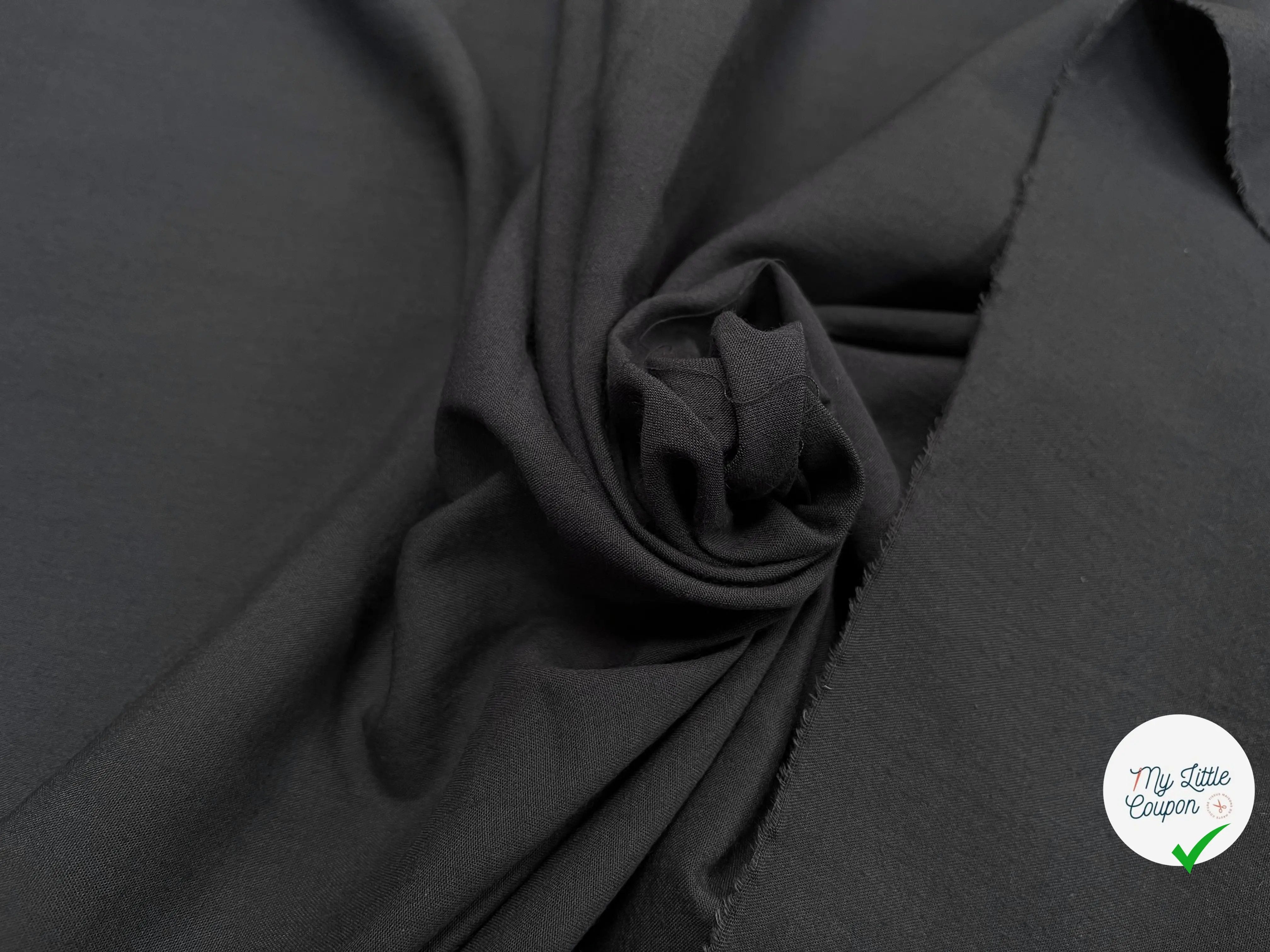 DOUBURE VOILE COTON GRIS SOURIS - My Little Coupon