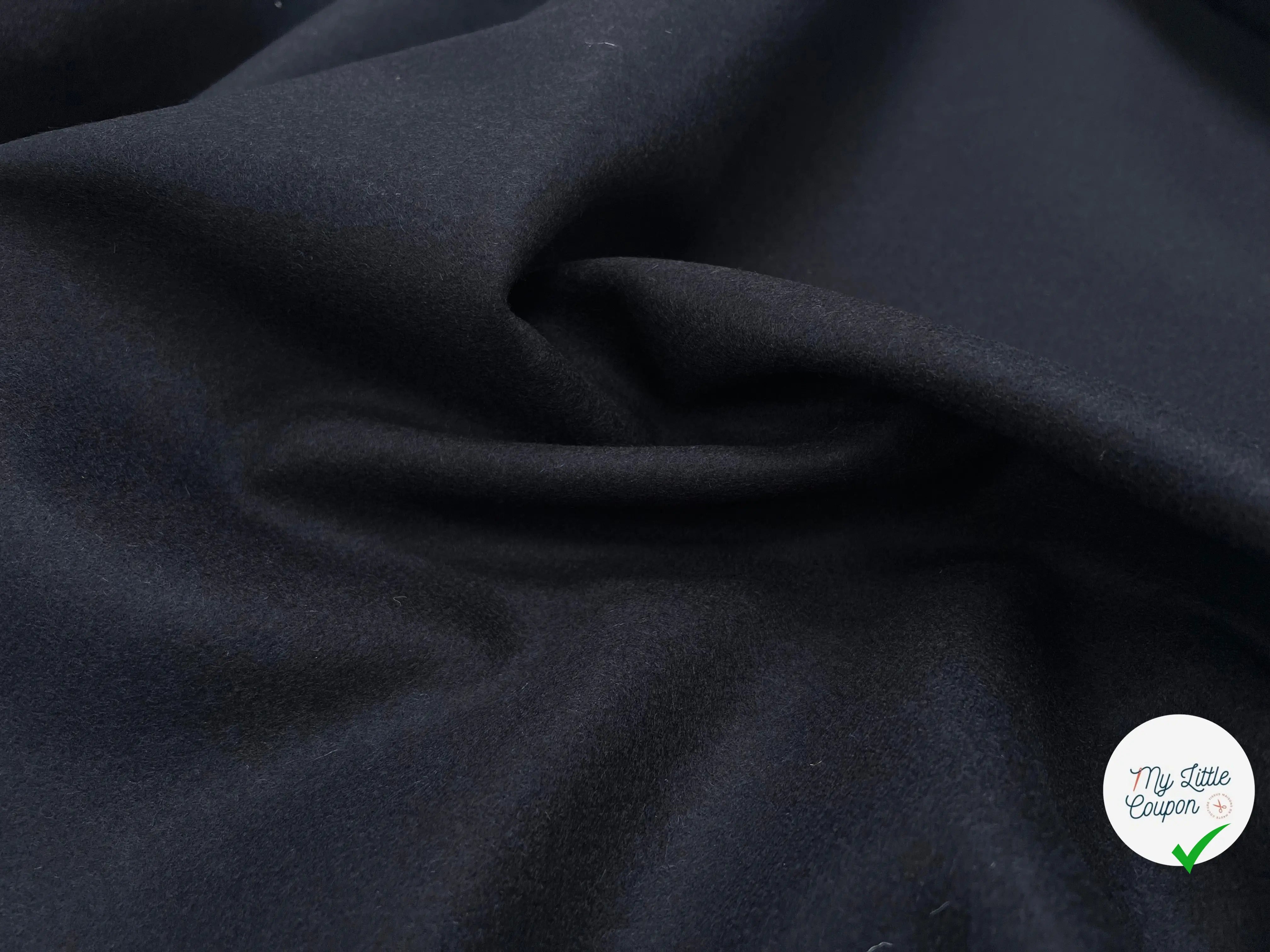 DRAP DE LAINE BLEU MARINE SUBLIME - My Little Coupon