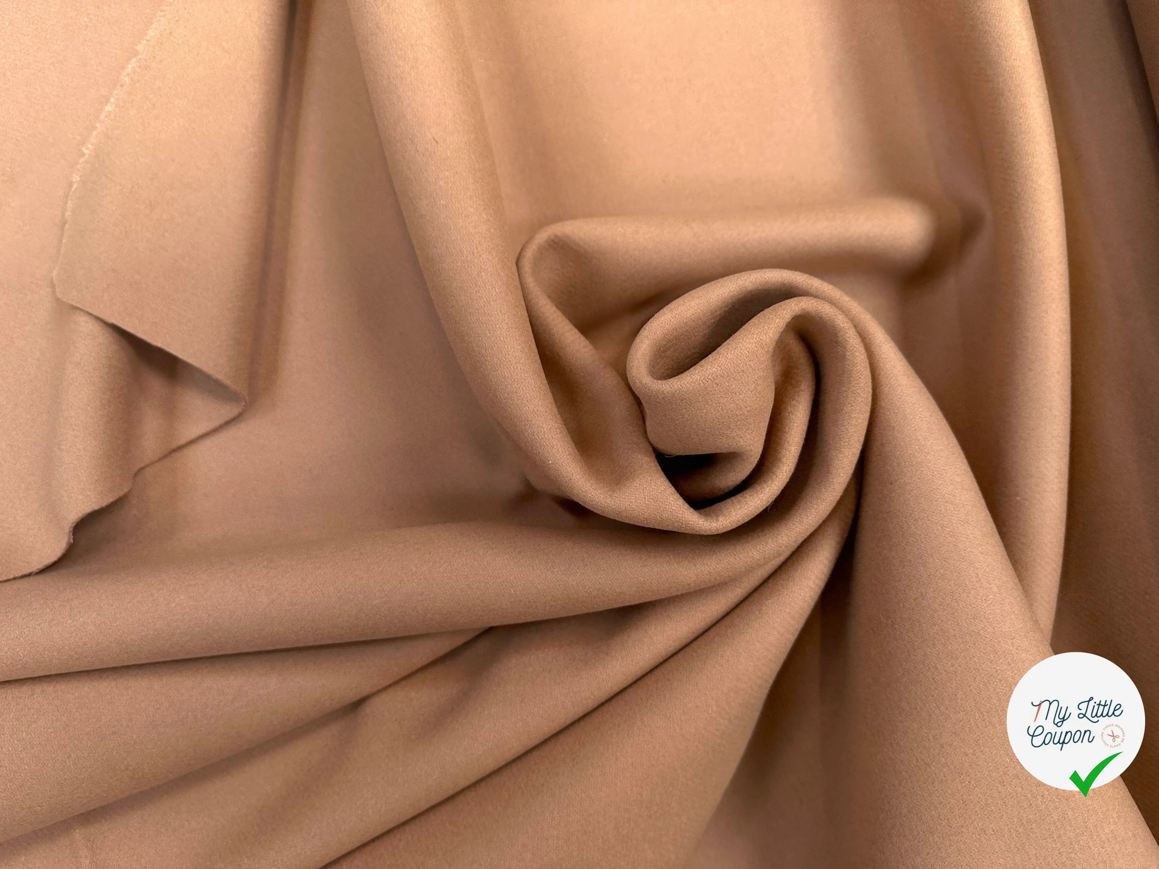DRAP DE LAINE CAMEL MLC INTERN