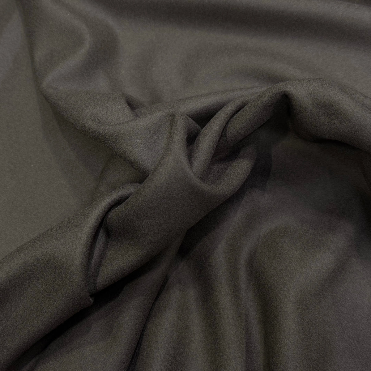 DRAP DE LAINE DOUBLE FACE CAFÉ NOIR SUPER DOUX 100% LAINE VIERGE - My Little Coupon