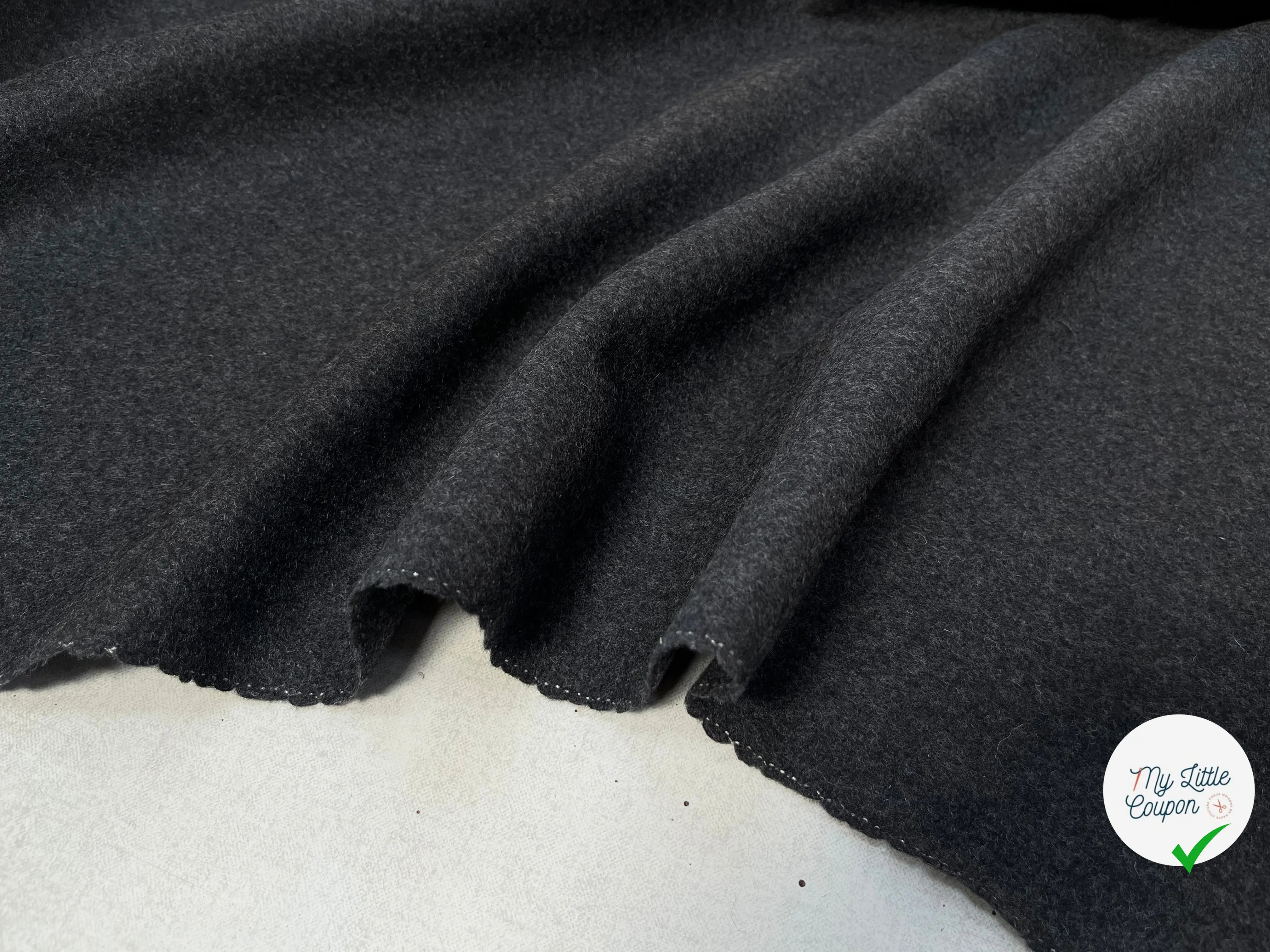 DRAP DE LAINE GRIS FONCÉ - My Little Coupon