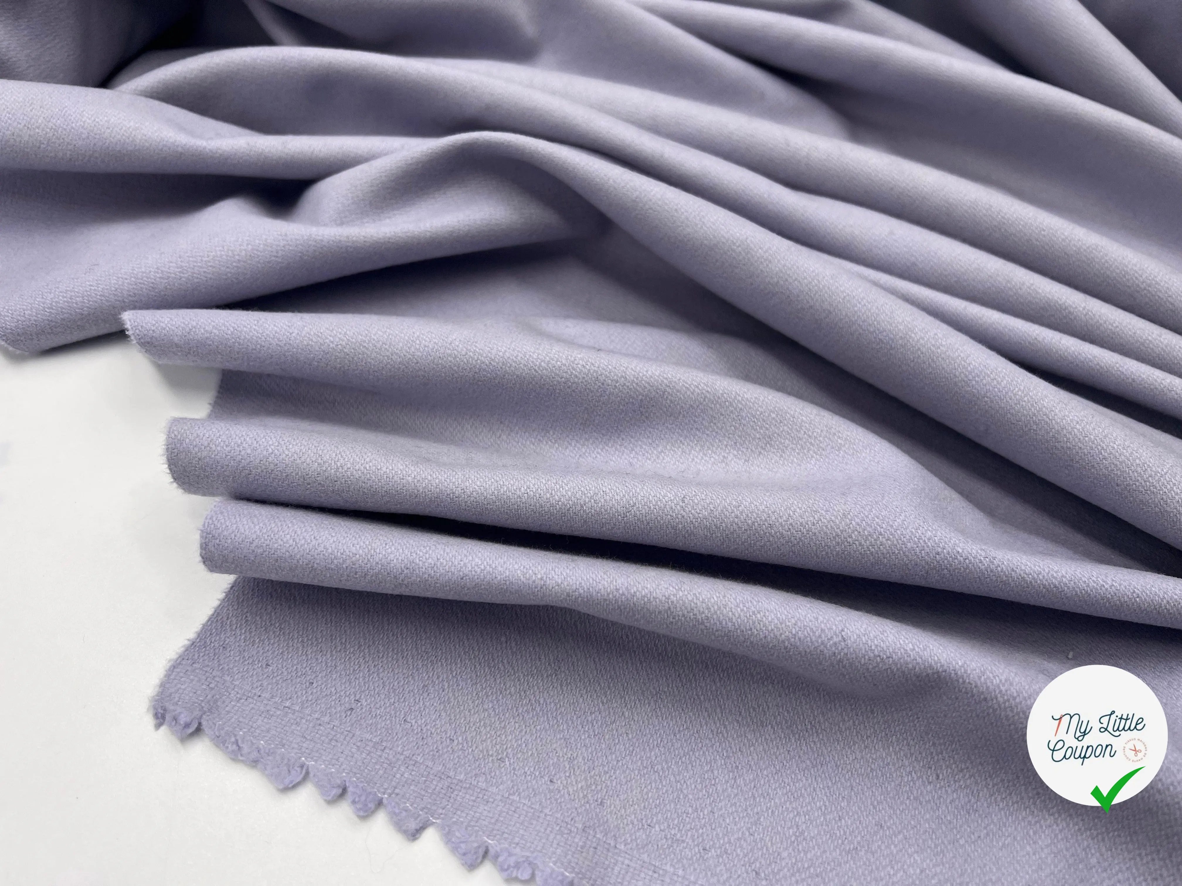DRAP DE LAINE LAVANDE - My Little Coupon - tissu - coudre