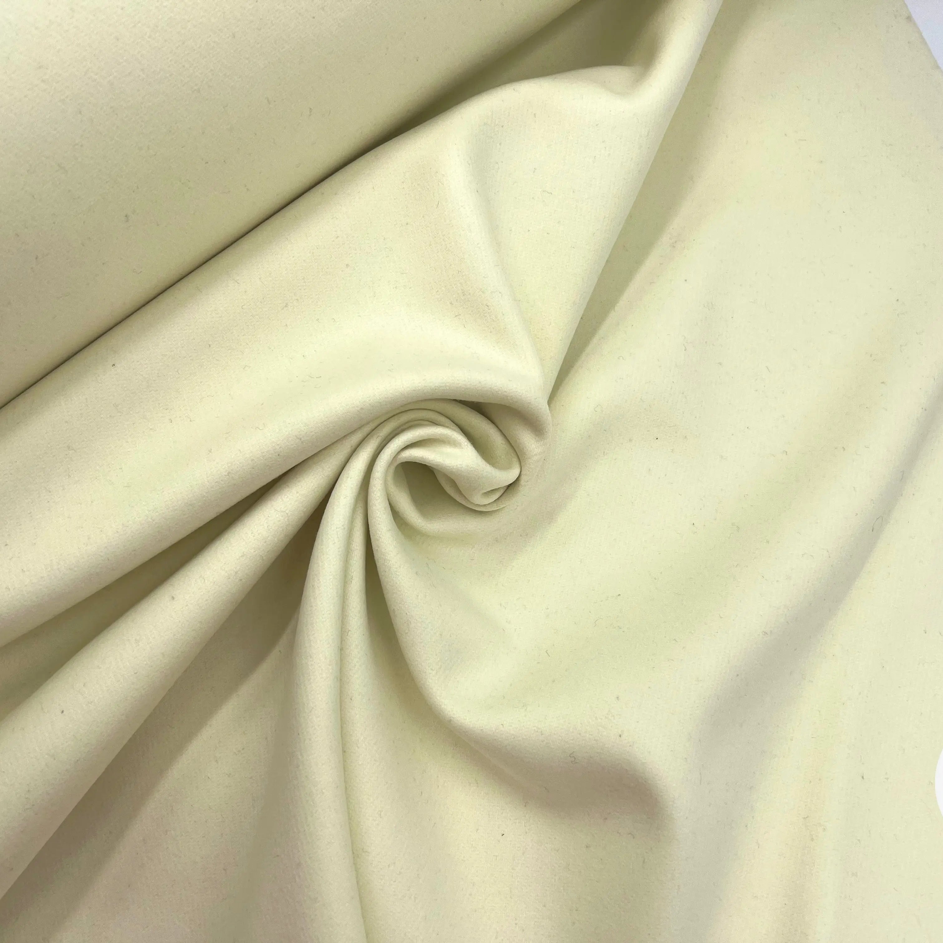 DRAP DE LAINE PAILLE JAUNE PAILLE - My Little Coupon