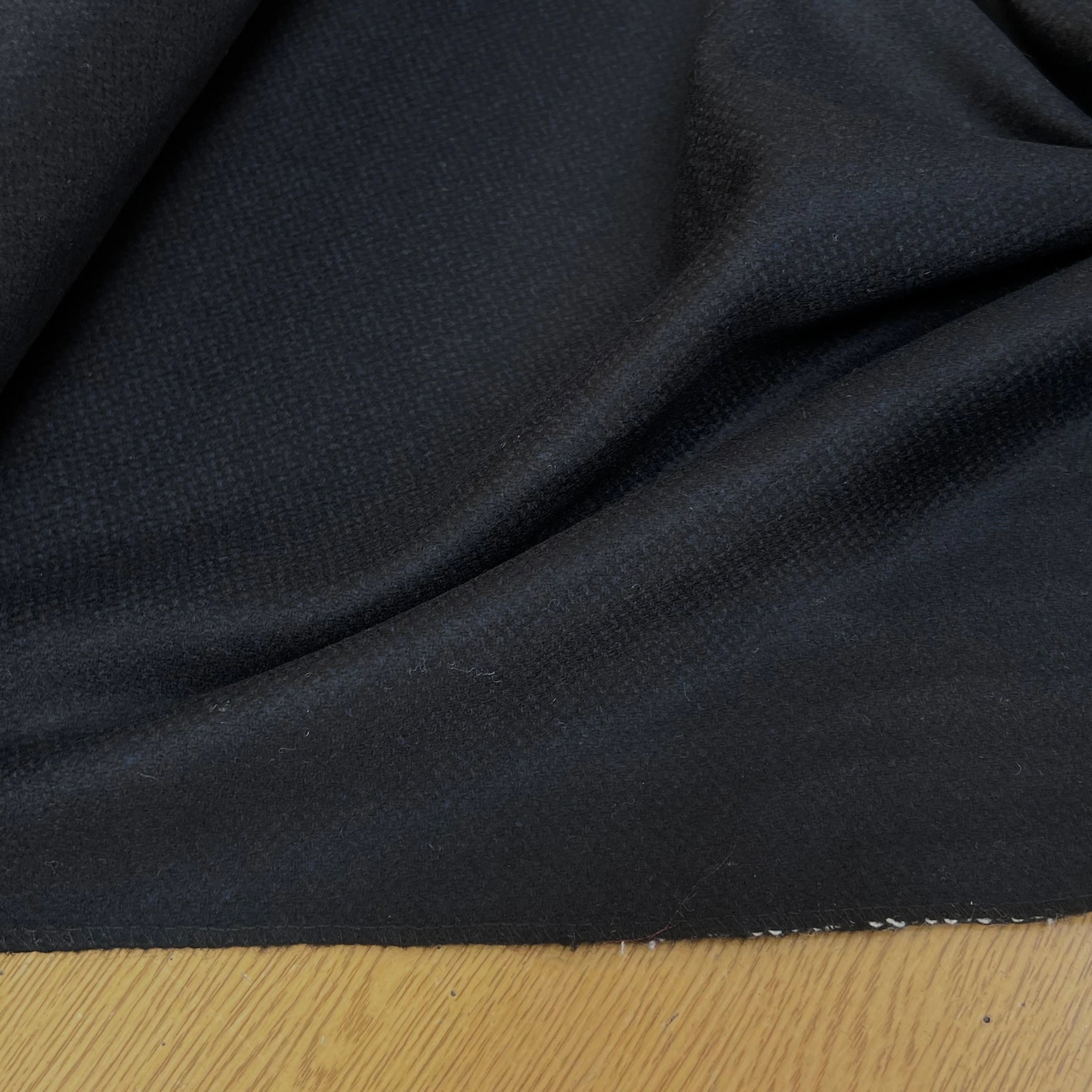 DRAP DE LAINE SOFT WOOL CACHEMIRE MIX NIGHT BLUE 5% CACHEMIRE - My Little Coupon