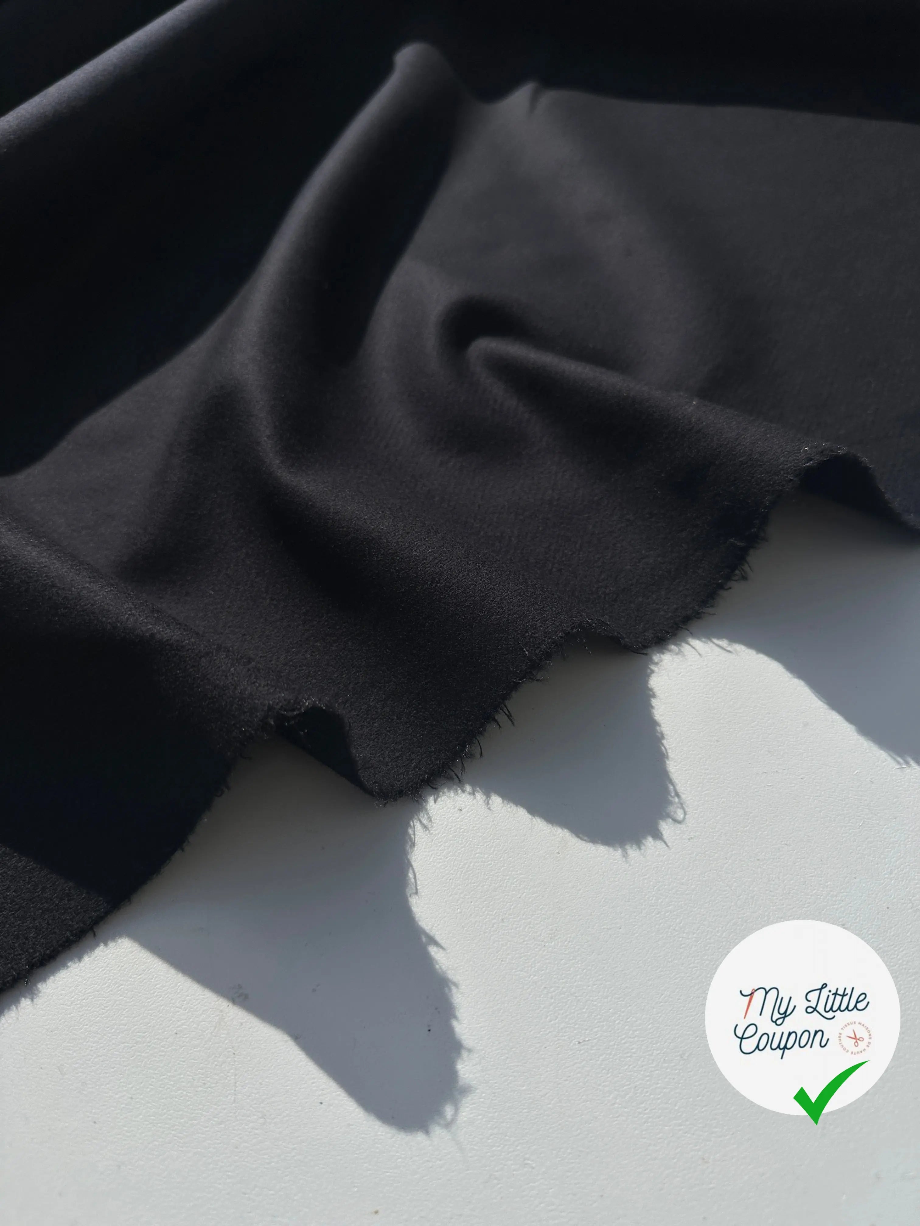 DRAP DE LAINE STRIÉE BLEU ELEGANT MSO