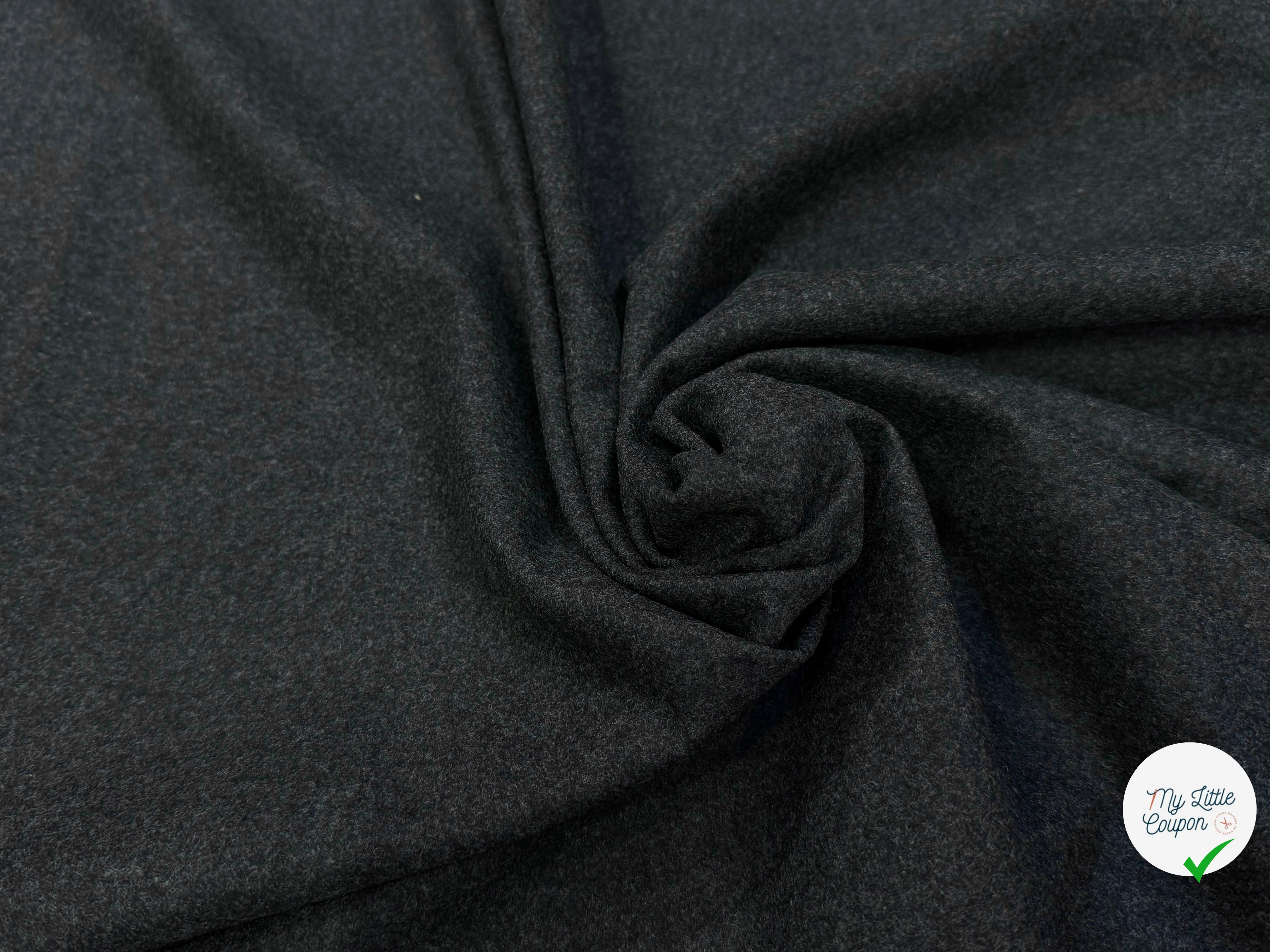 DRAP DE LAINE TOUCHER DOUX GRIS CHINÉ - My Little Coupon