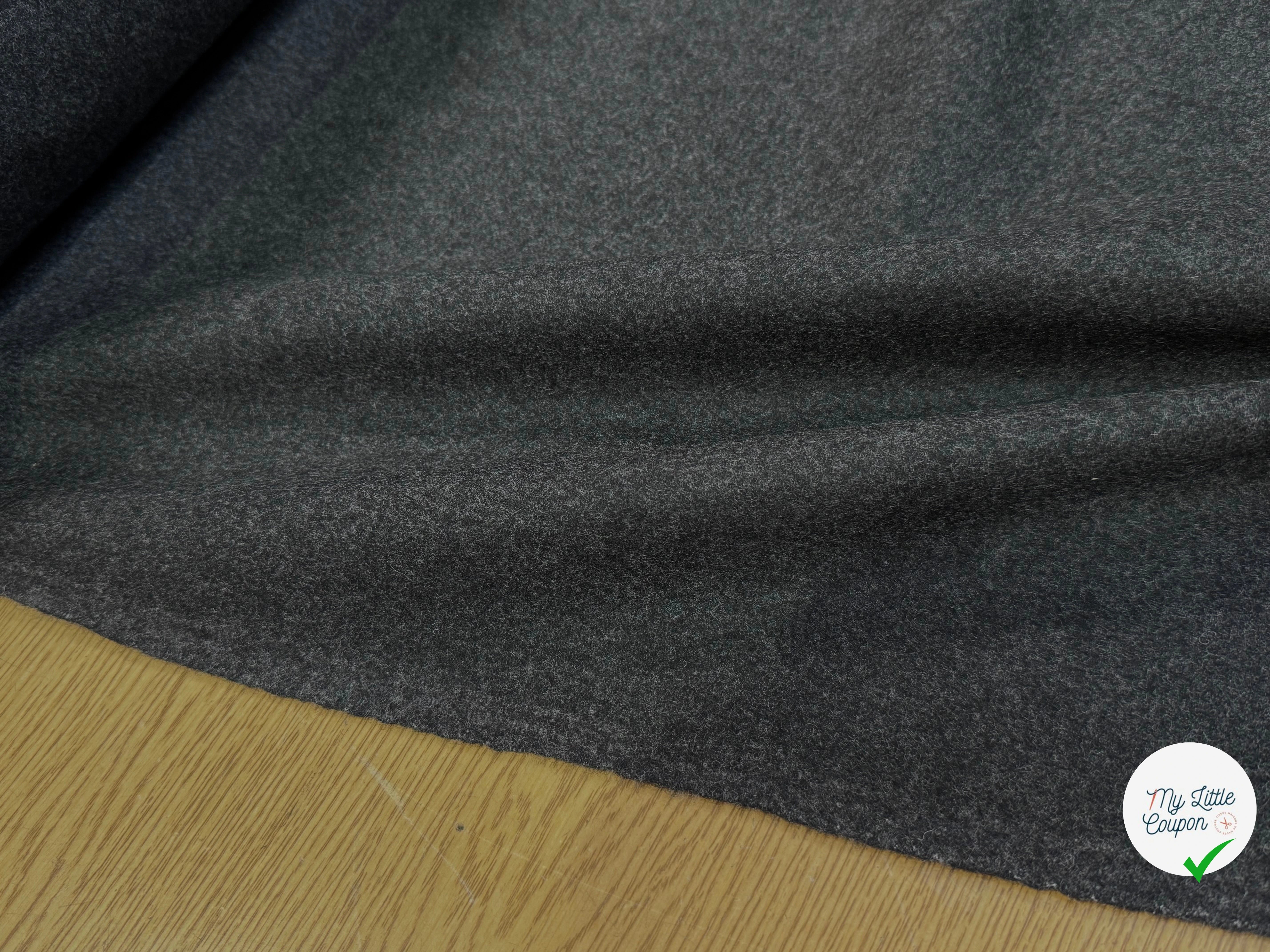 DRAP DE LAINE TOUCHER DOUX GRIS CHINÉ - My Little Coupon