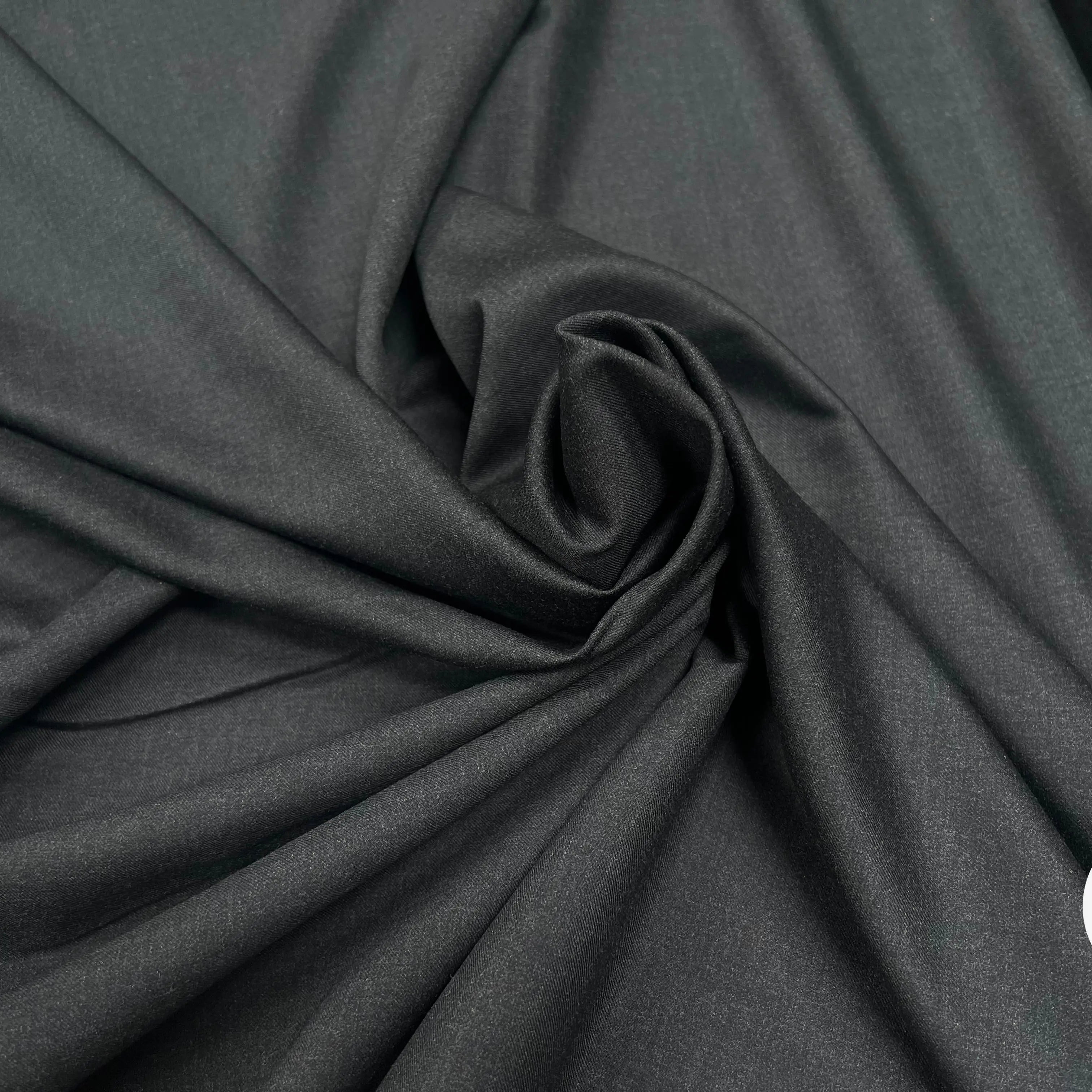 DRAPERIE 100% LAINE GRIS PROFOND UNI - My Little Coupon