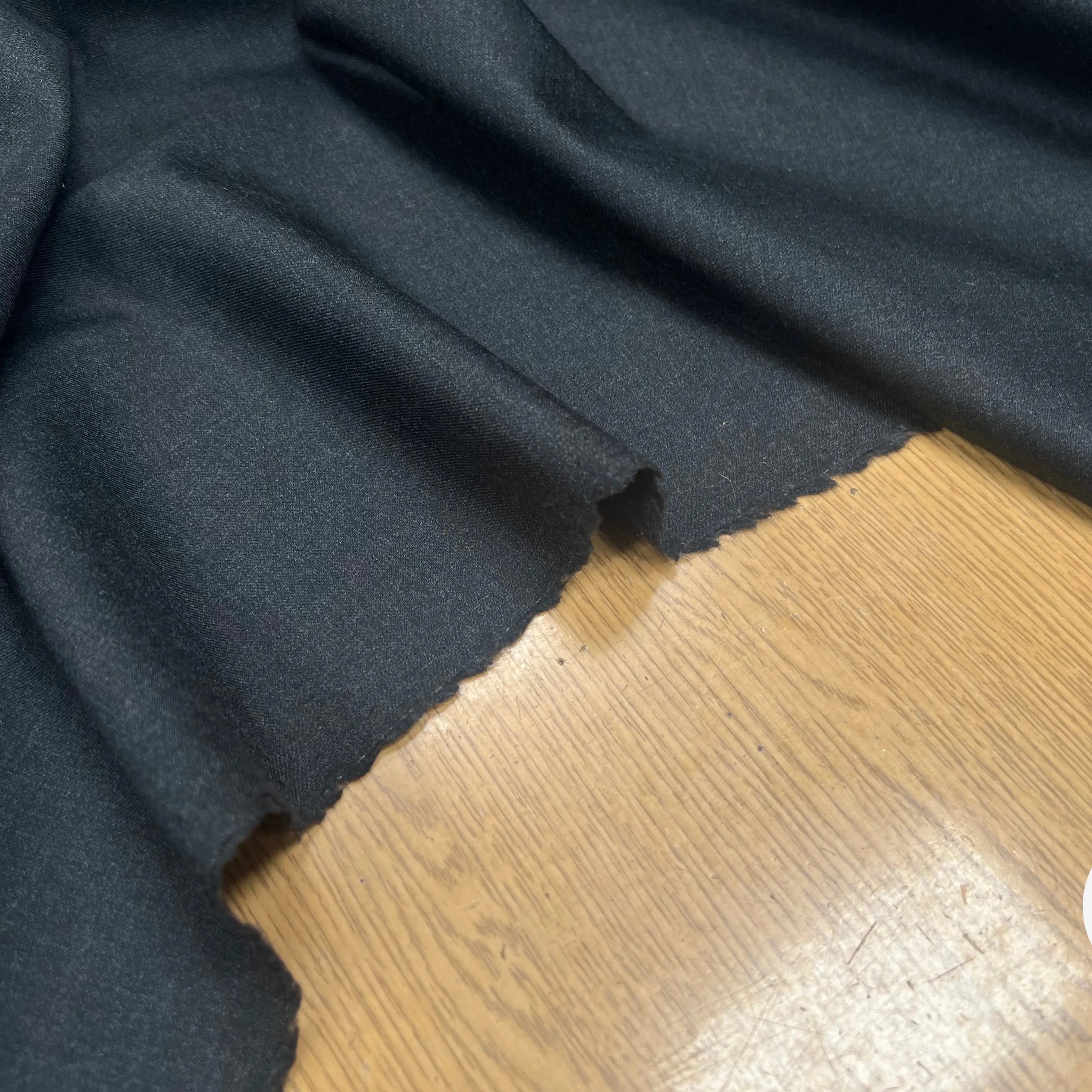 DRAPERIE 100% LAINE GRIS PROFOND UNI - My Little Coupon