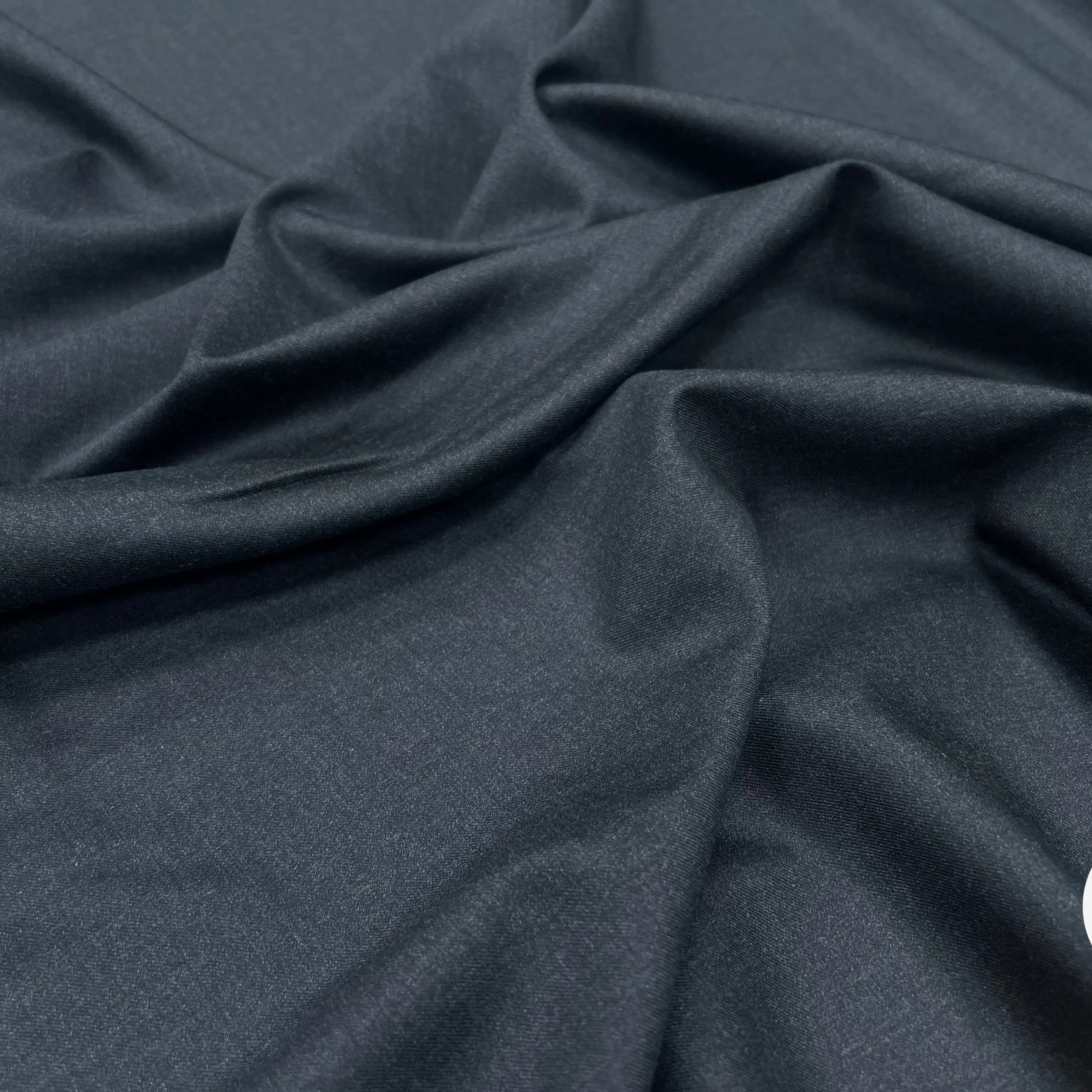 DRAPERIE 100% LAINE GRIS PROFOND UNI - My Little Coupon