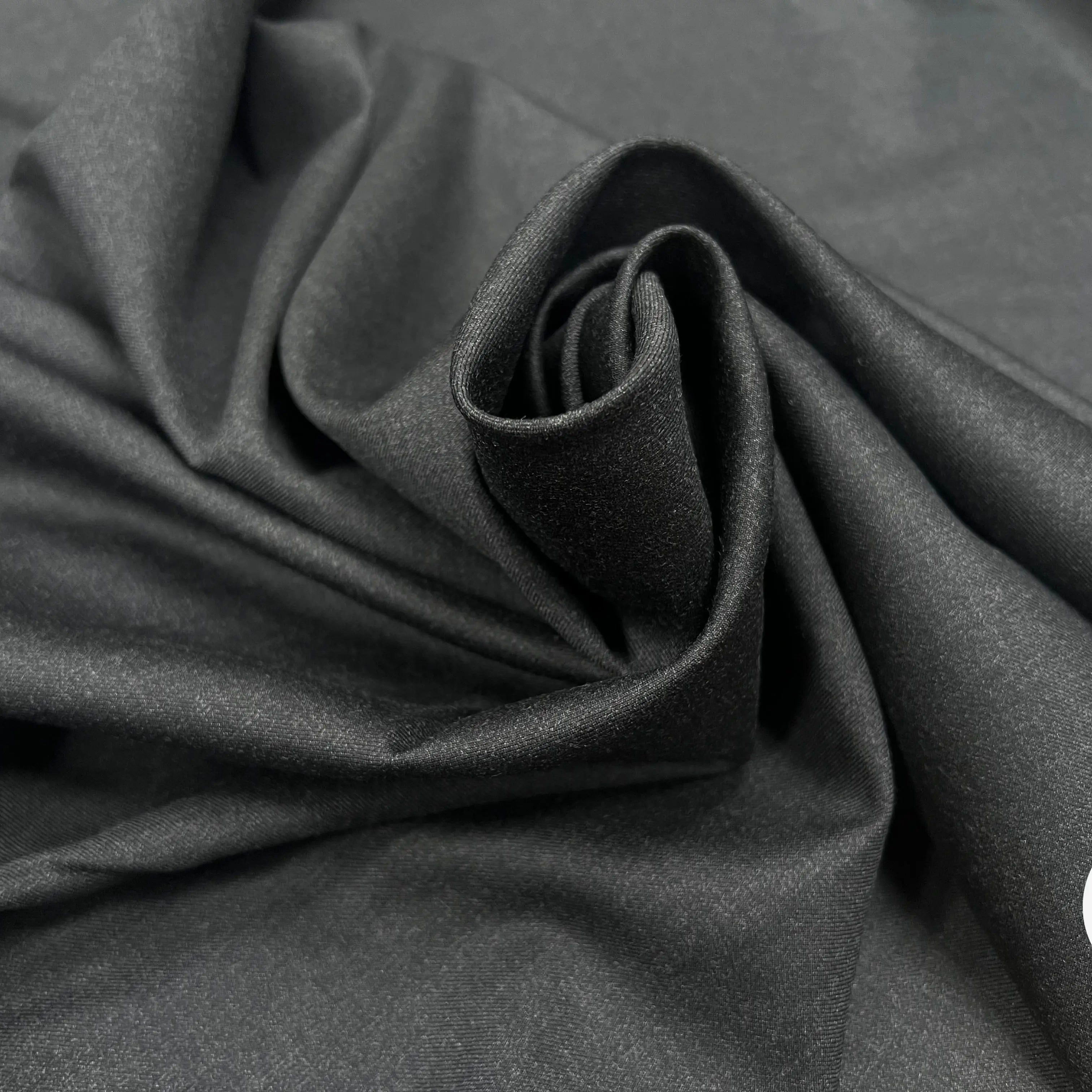 DRAPERIE 100% LAINE GRIS PROFOND UNI - My Little Coupon