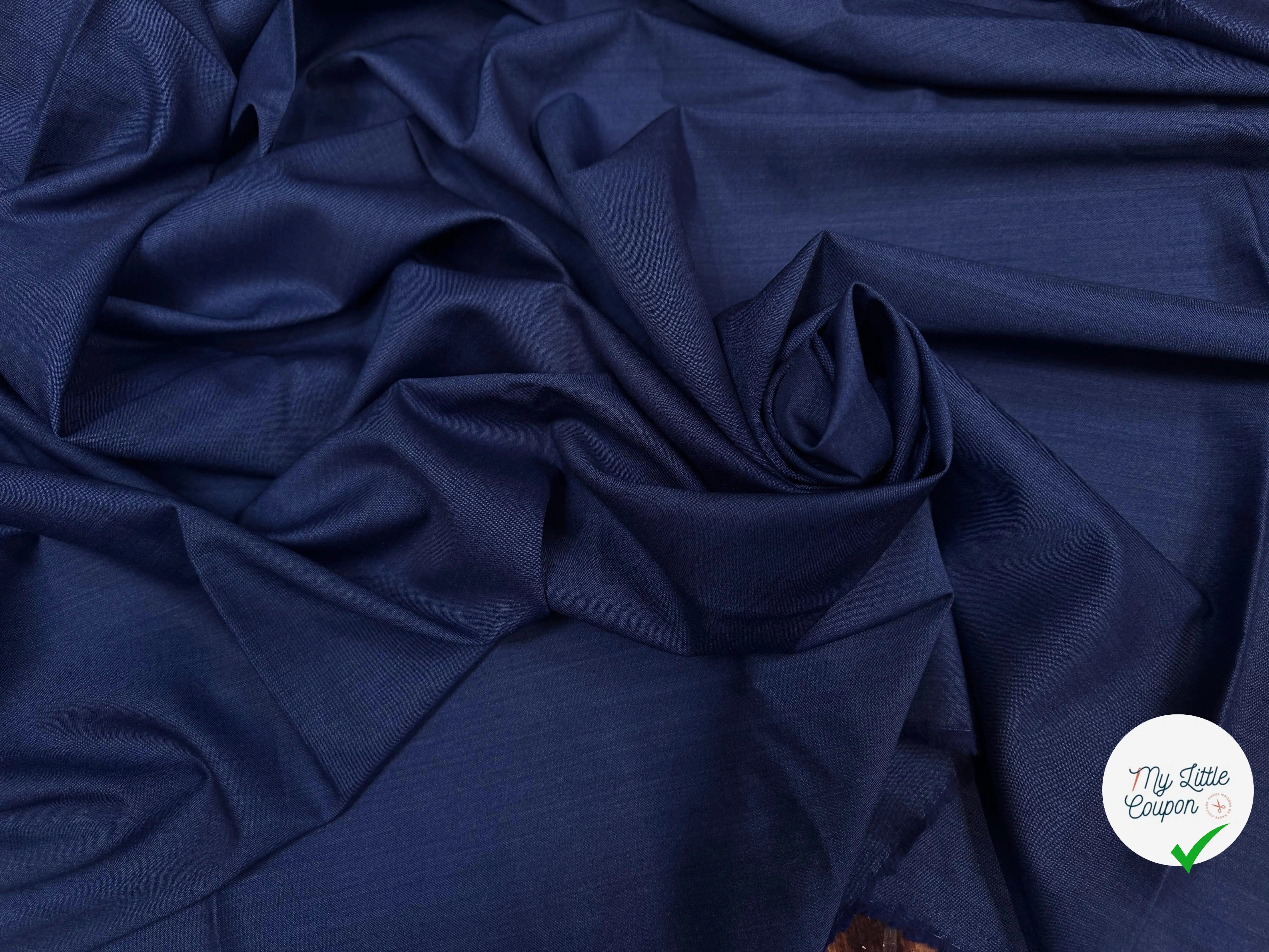 DRAPERIE 100% LAINE PRINCE SUPERBE BLEU - My Little Coupon