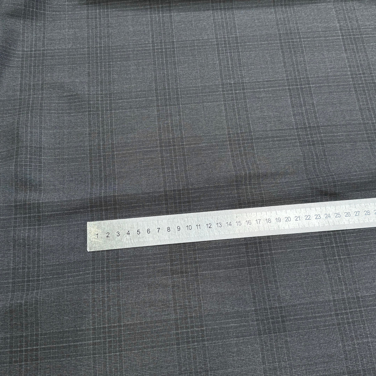 DRAPERIE 100% LAINE VIERGE ÉLÉGANTE À CARREAUX ANTHRACITE - My Little Coupon