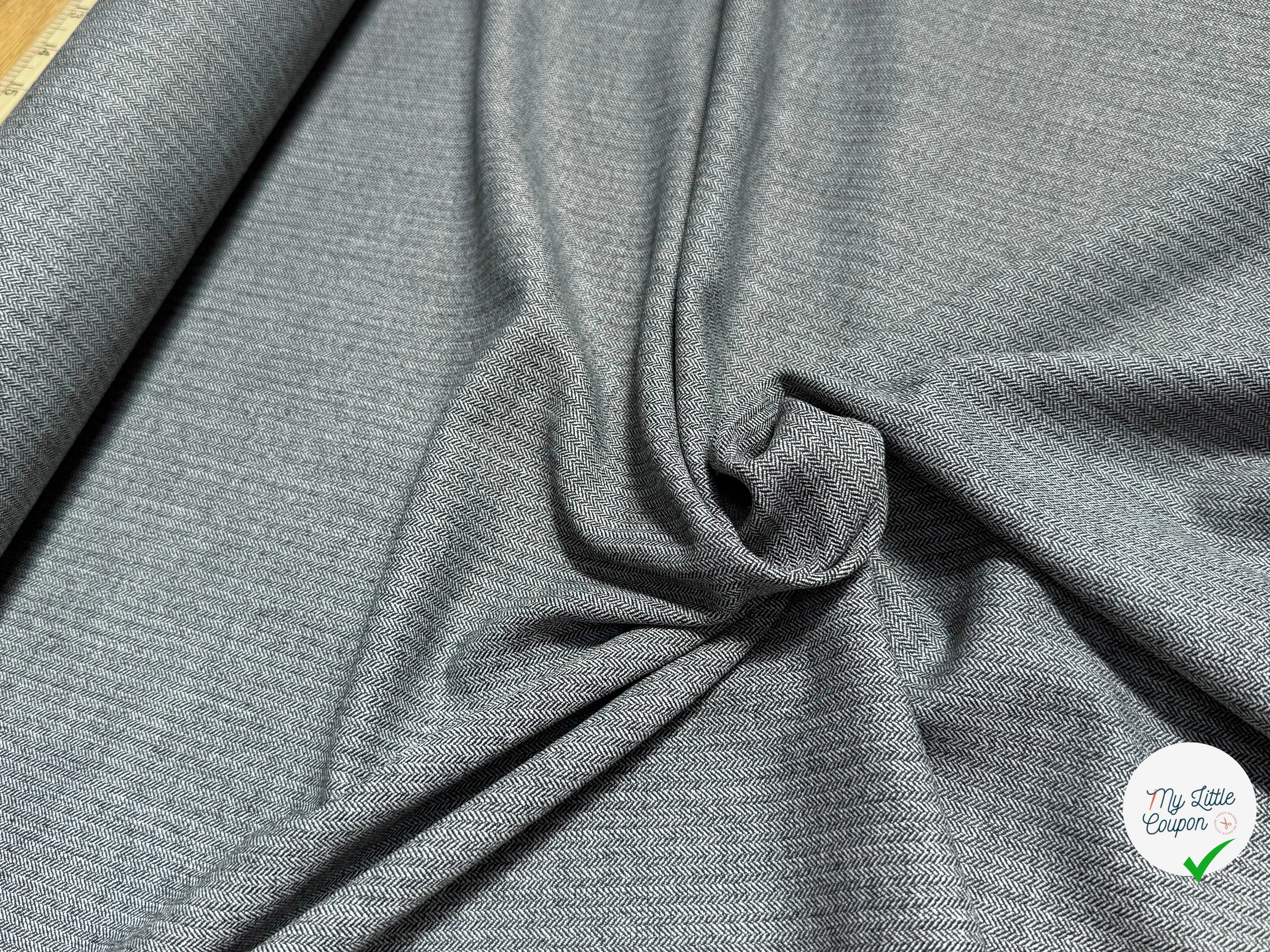 DRAPERIE CHEVRON 26% VISCOSE GRIS - My Little Coupon