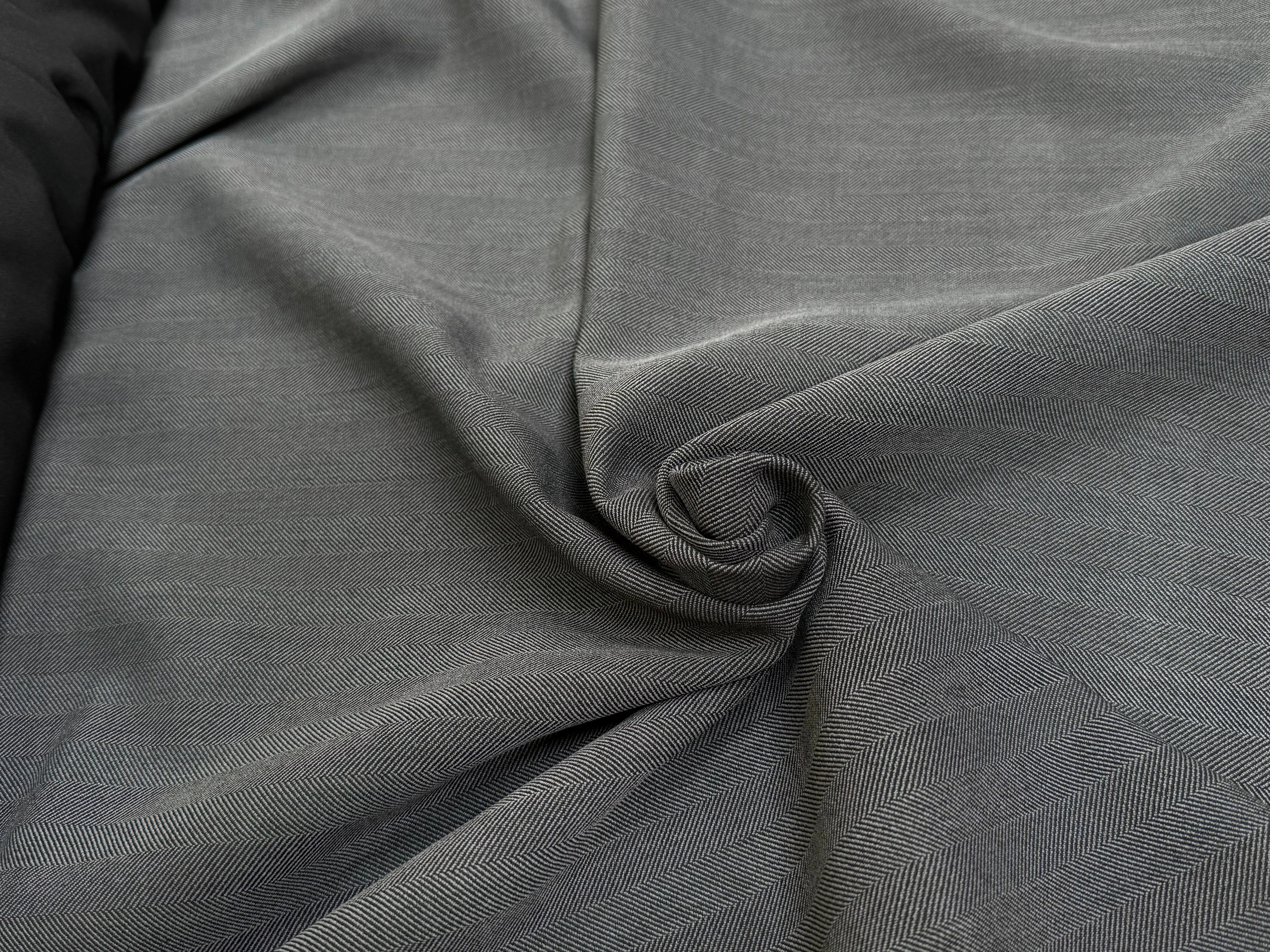DRAPERIE CHEVRON STRETCH GRIS BELLE TENUE - My Little Coupon