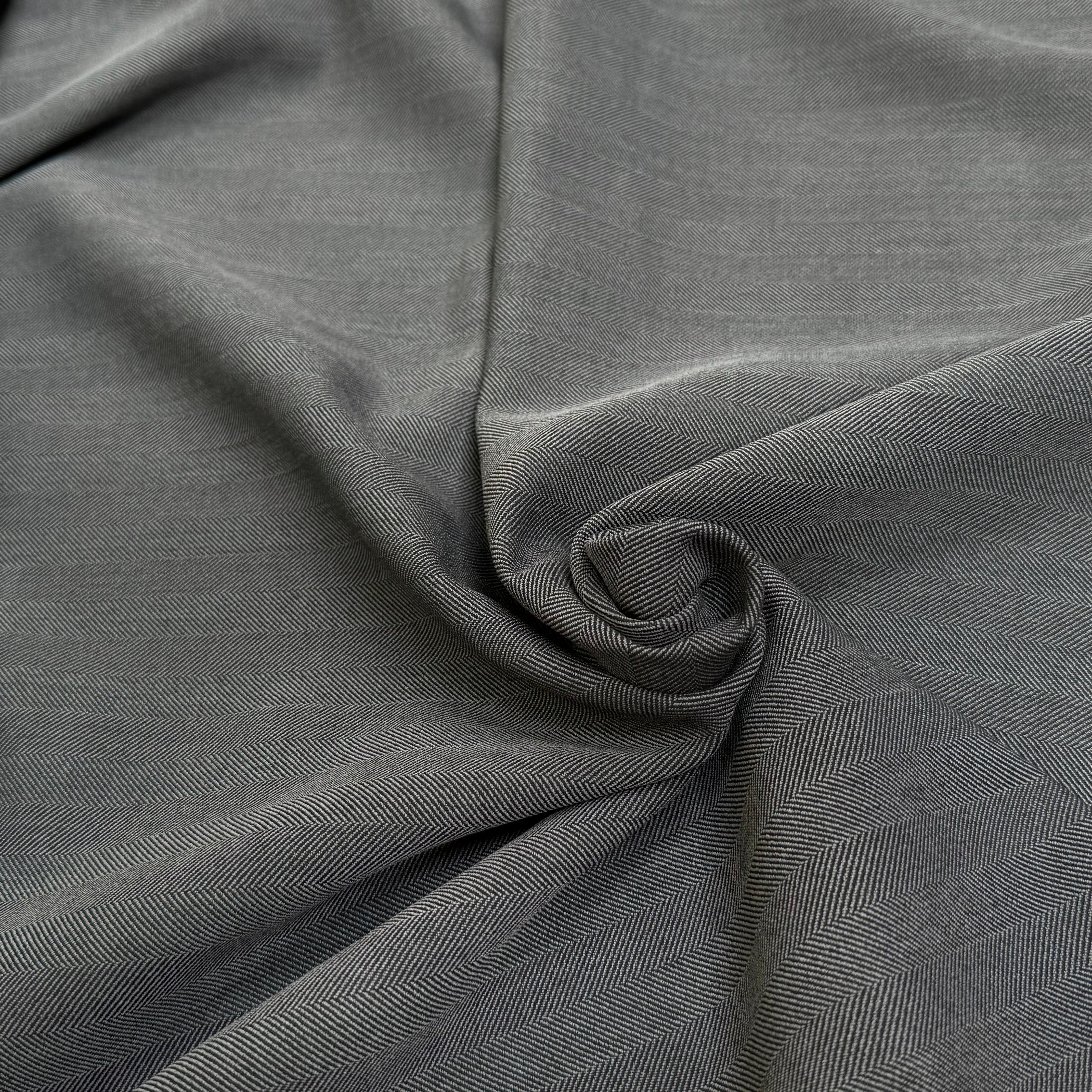 DRAPERIE CHEVRON STRETCH GRIS BELLE TENUE - My Little Coupon