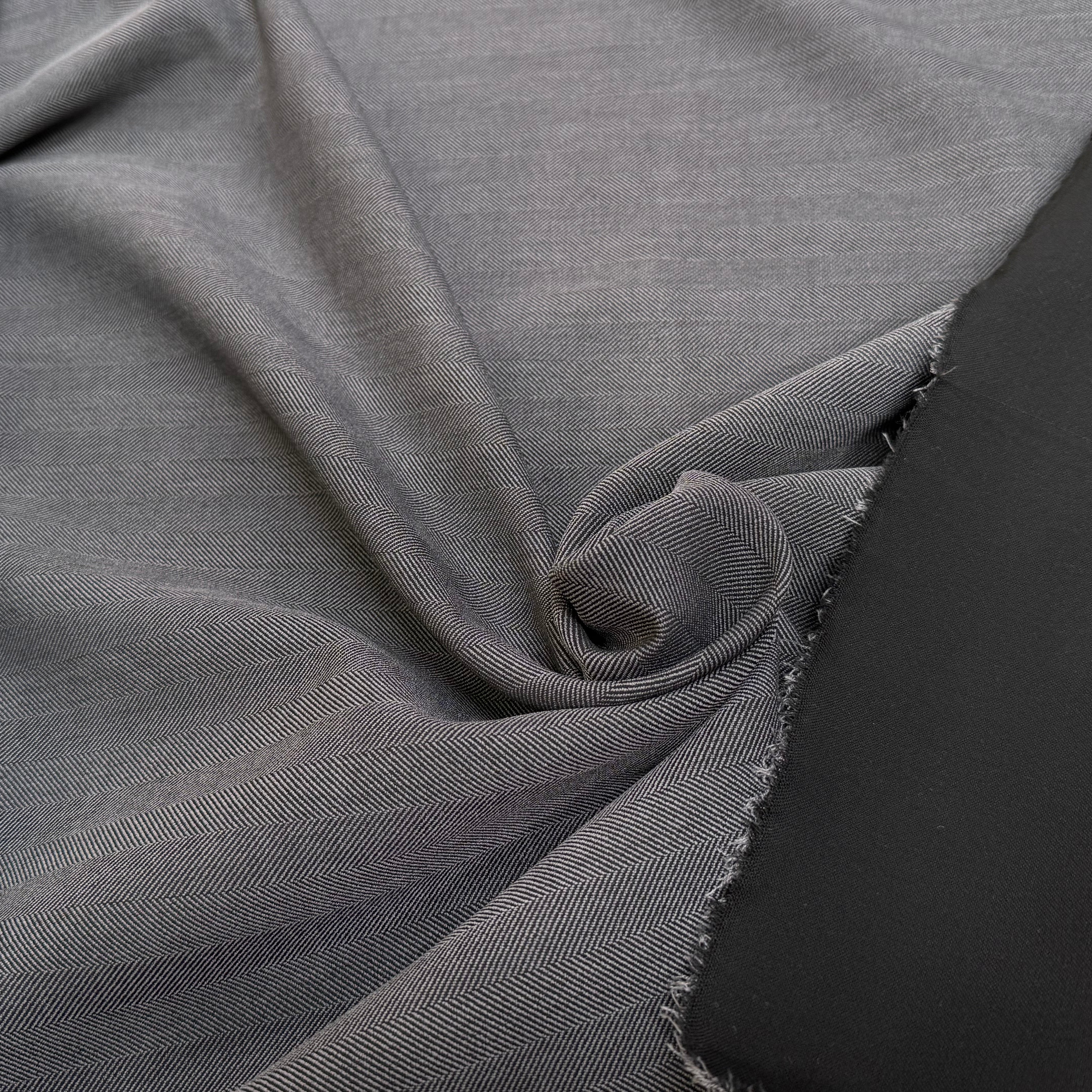 DRAPERIE CHEVRON STRETCH GRIS BELLE TENUE - My Little Coupon